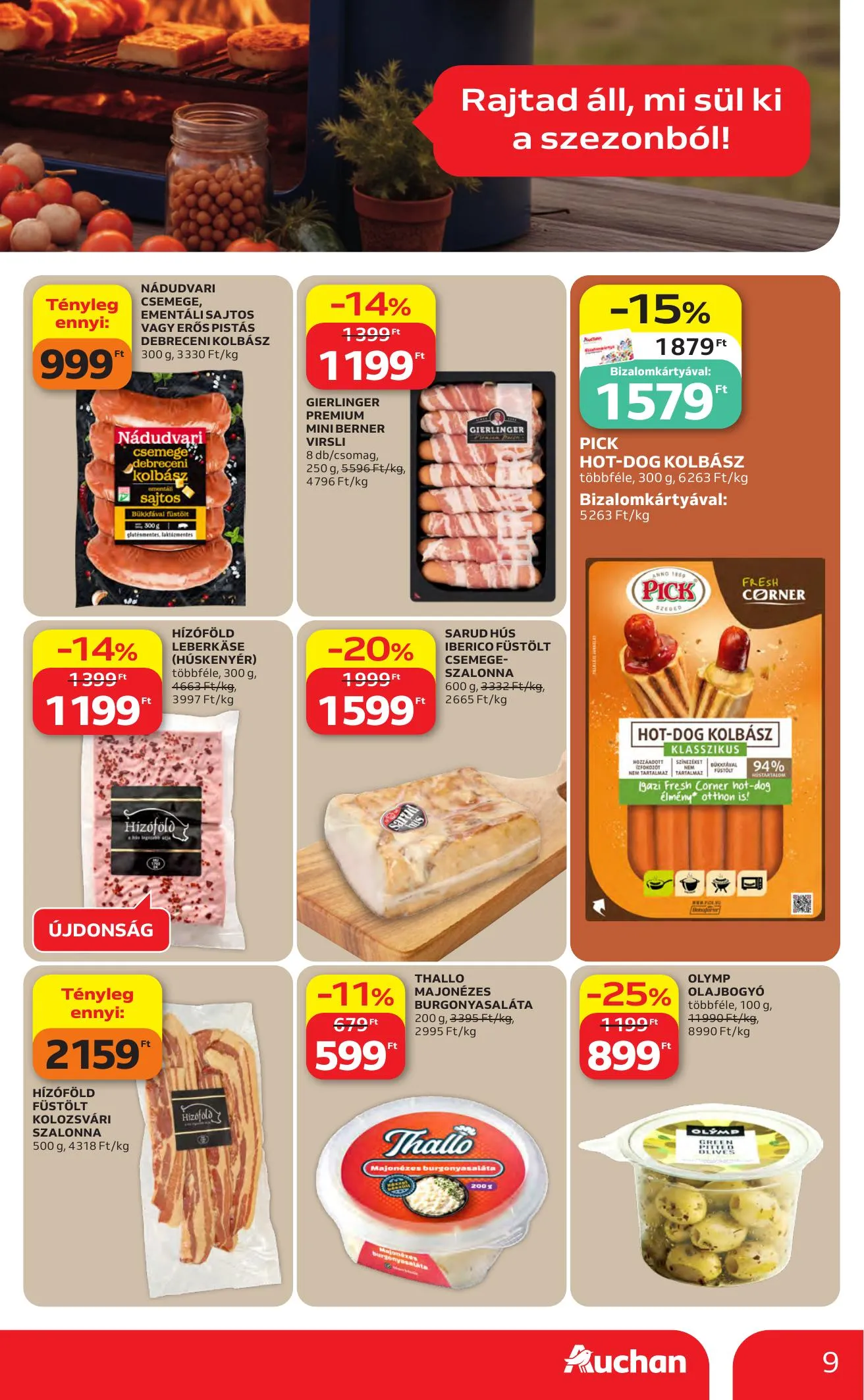 Auchan akciós újság Hipermarket 04.30–05.06 – 9. oldal
