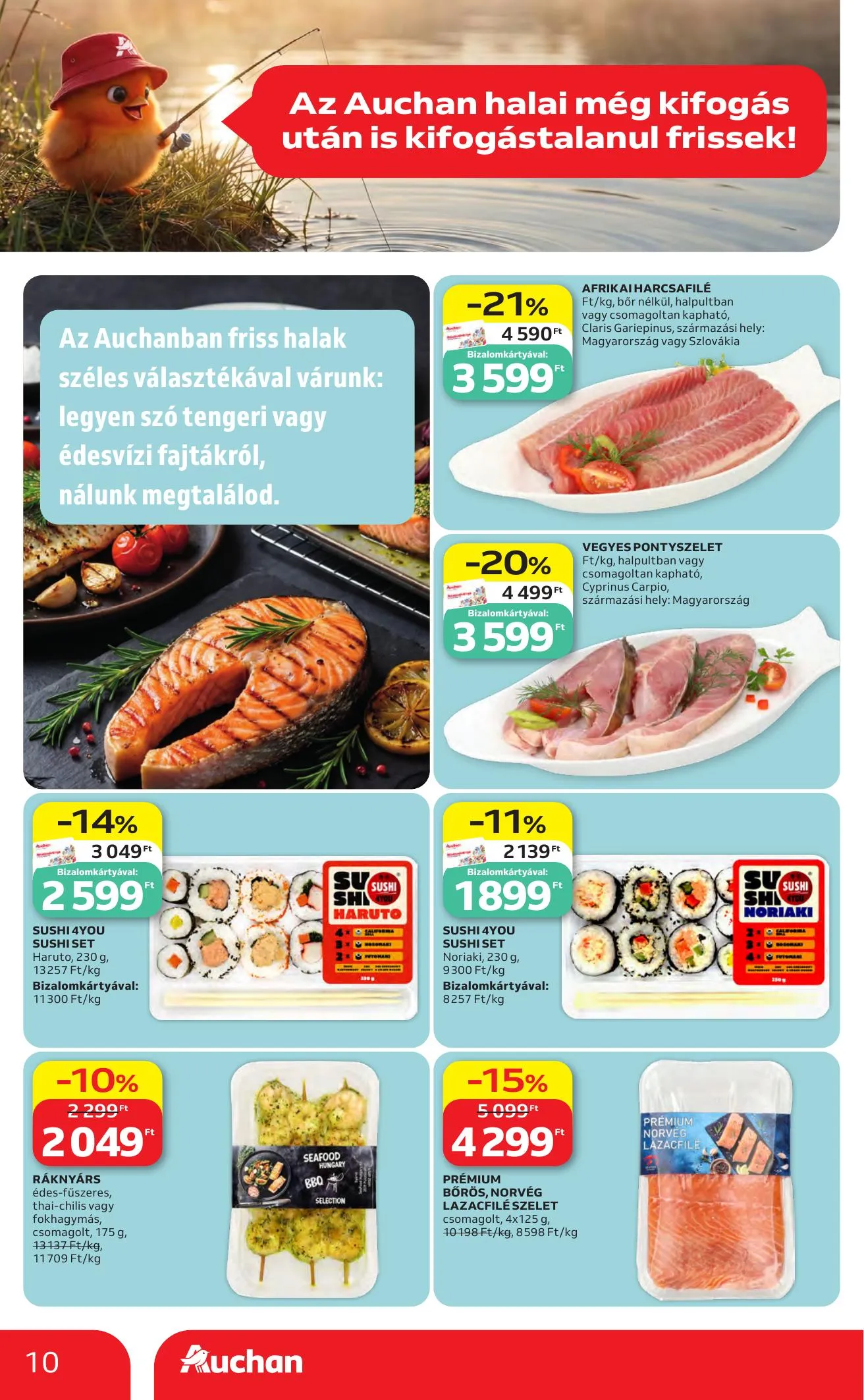 Auchan akciós újság Hipermarket 05.07–05.13 – 10. oldal