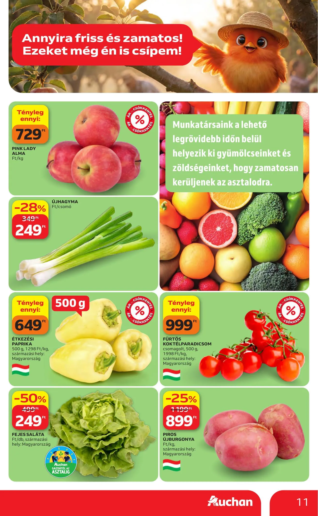 Auchan akciós újság Hipermarket 05.07–05.13 – 11. oldal