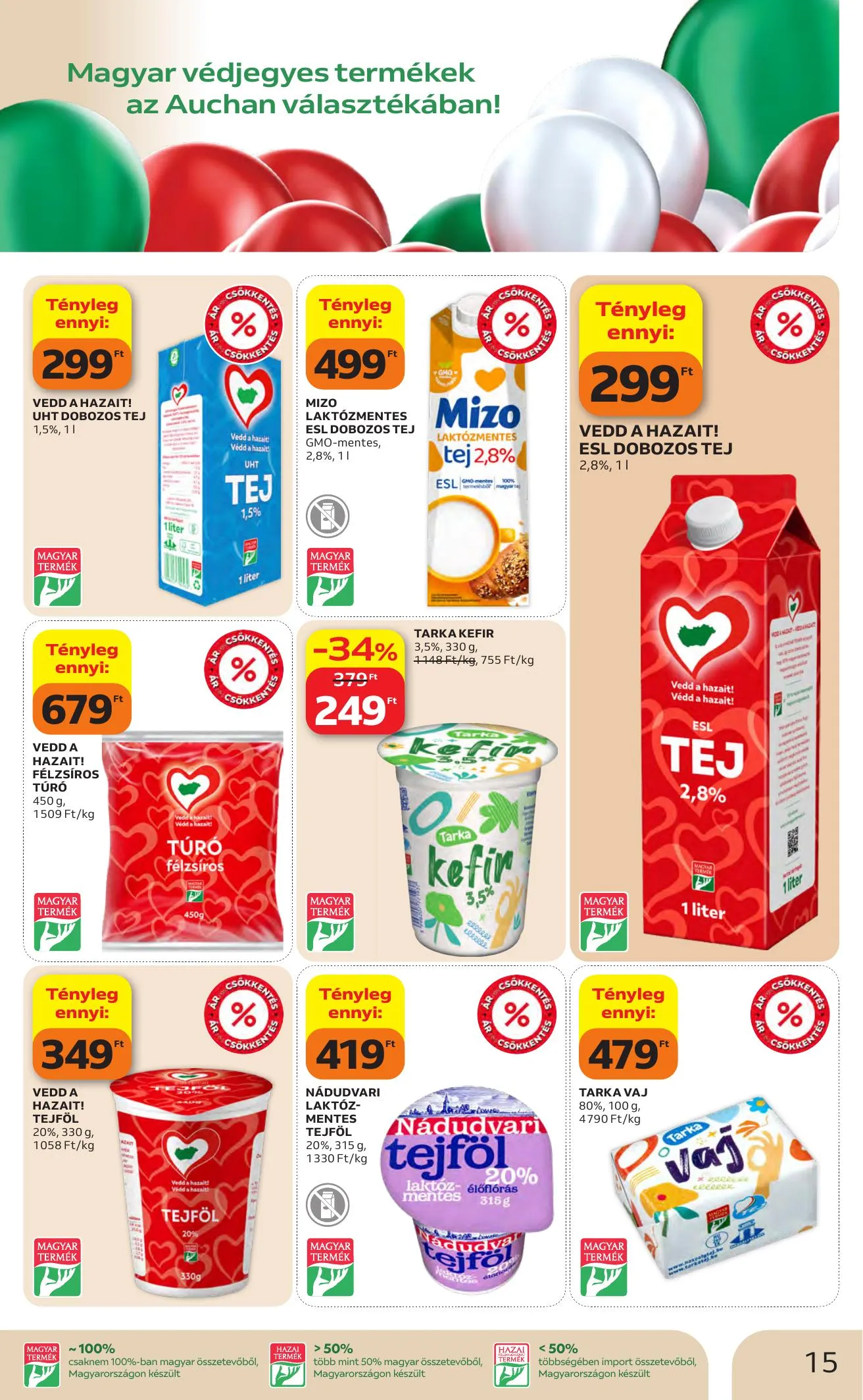 Auchan akciós újság Hipermarket 05.07–05.13 – 15. oldal