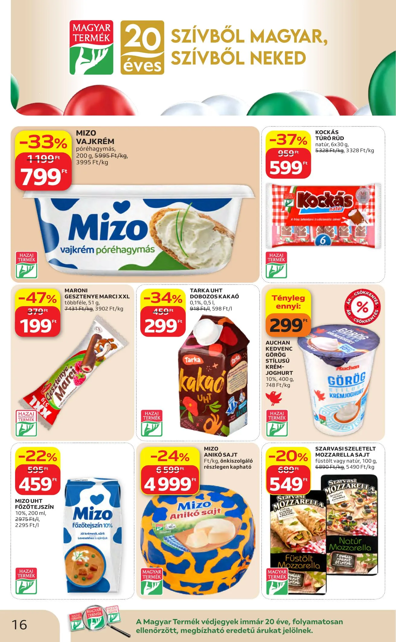 Auchan akciós újság Hipermarket 05.07–05.13 – 16. oldal