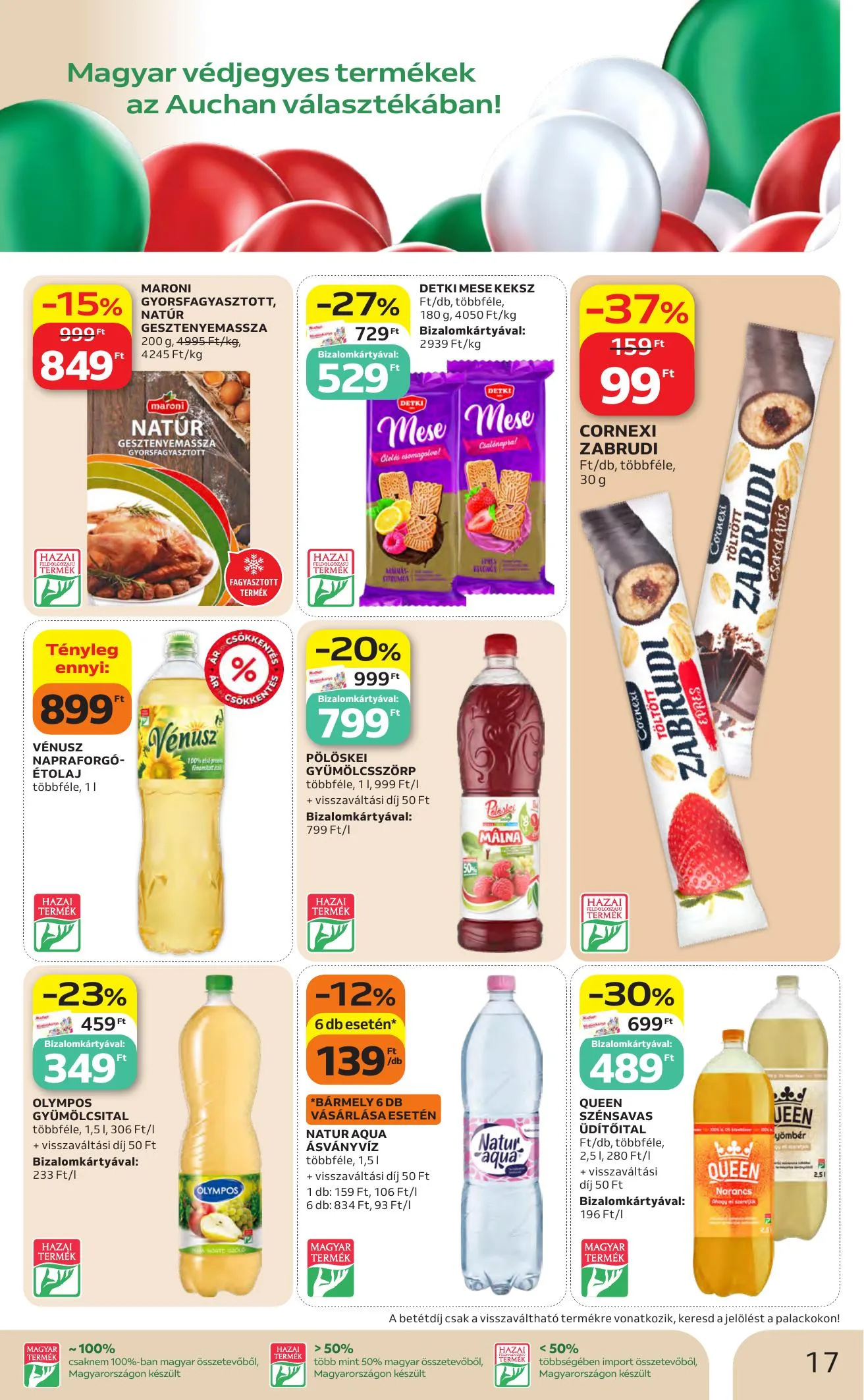 Auchan akciós újság Hipermarket 05.07–05.13 – 17. oldal