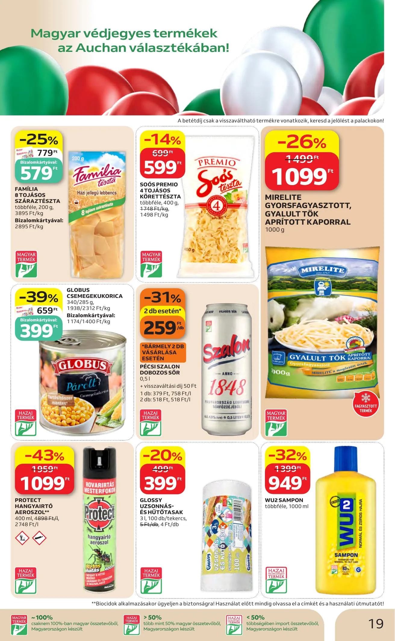 Auchan akciós újság Hipermarket 05.07–05.13 – 19. oldal