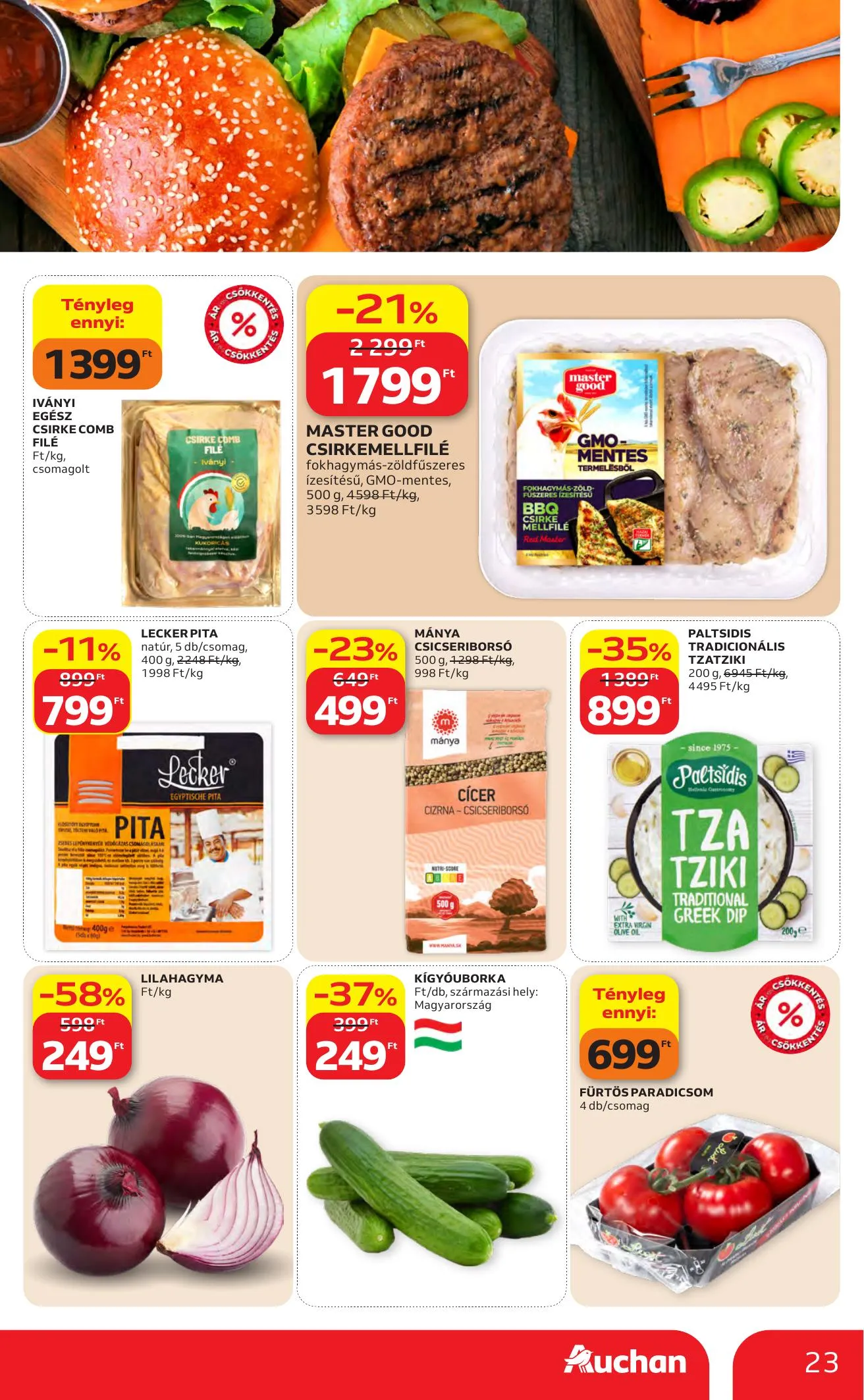 Auchan akciós újság Hipermarket 05.07–05.13 – 23. oldal
