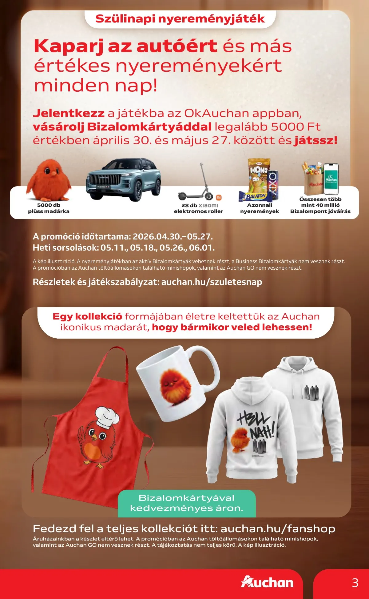 Auchan akciós újság Hipermarket 05.07–05.13 – 3. oldal