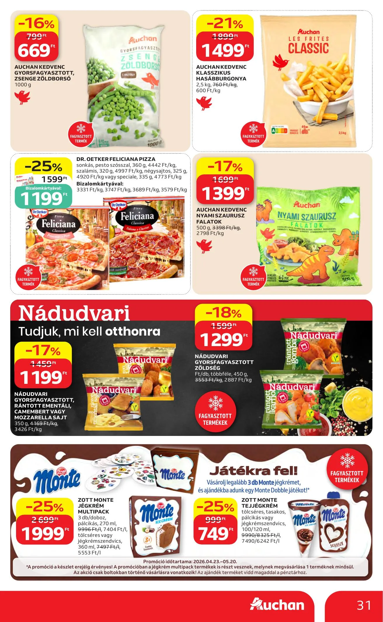 Auchan akciós újság Hipermarket 05.07–05.13 – 31. oldal