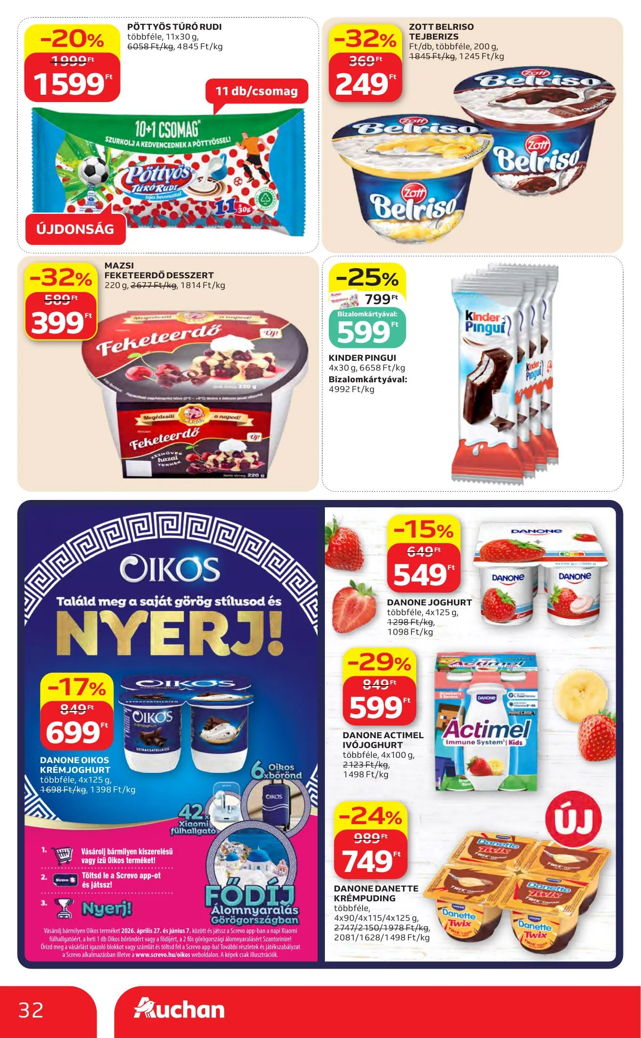Auchan akciós újság Hipermarket 05.07–05.13 – 32. oldal