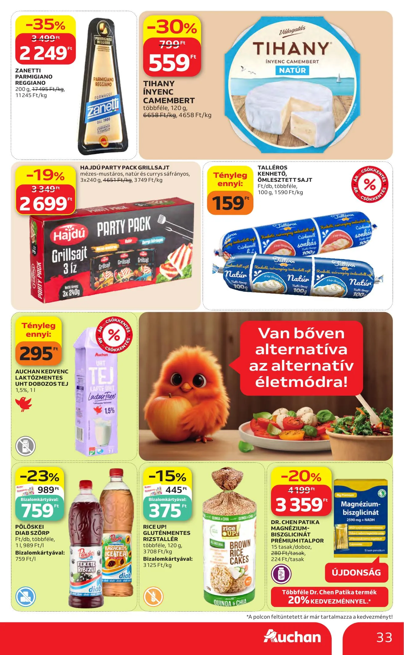 Auchan akciós újság Hipermarket 05.07–05.13 – 33. oldal