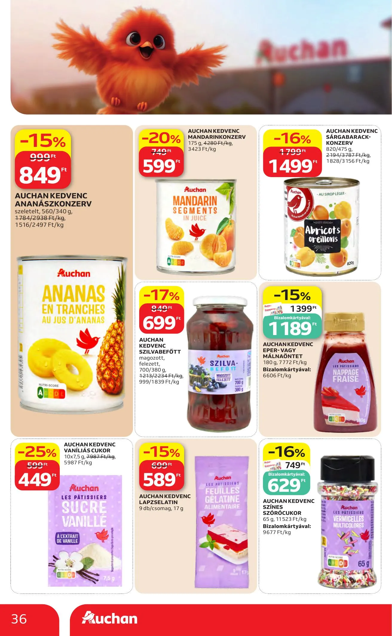 Auchan akciós újság Hipermarket 05.07–05.13 – 36. oldal