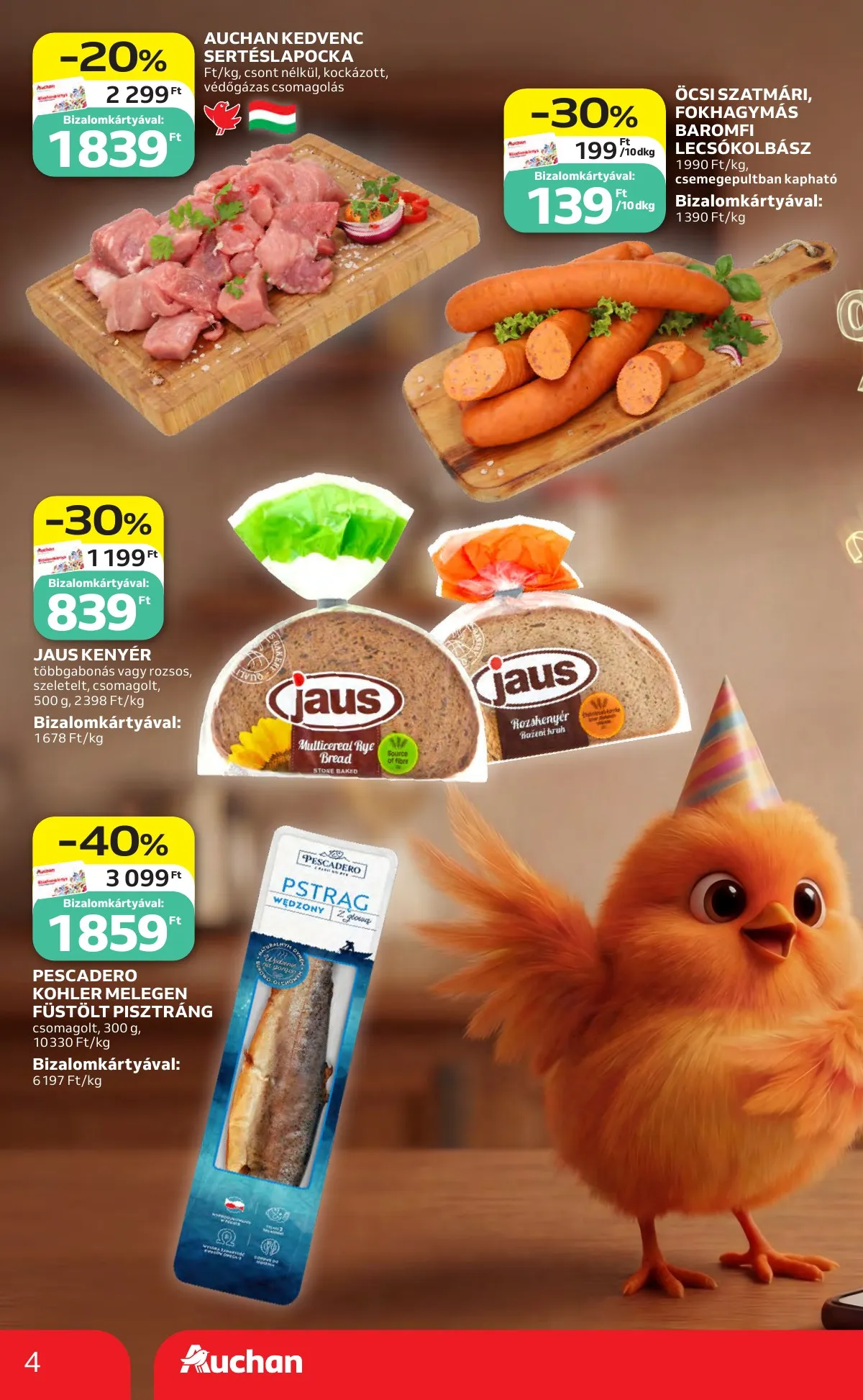 Auchan akciós újság Hipermarket 05.07–05.13 – 4. oldal