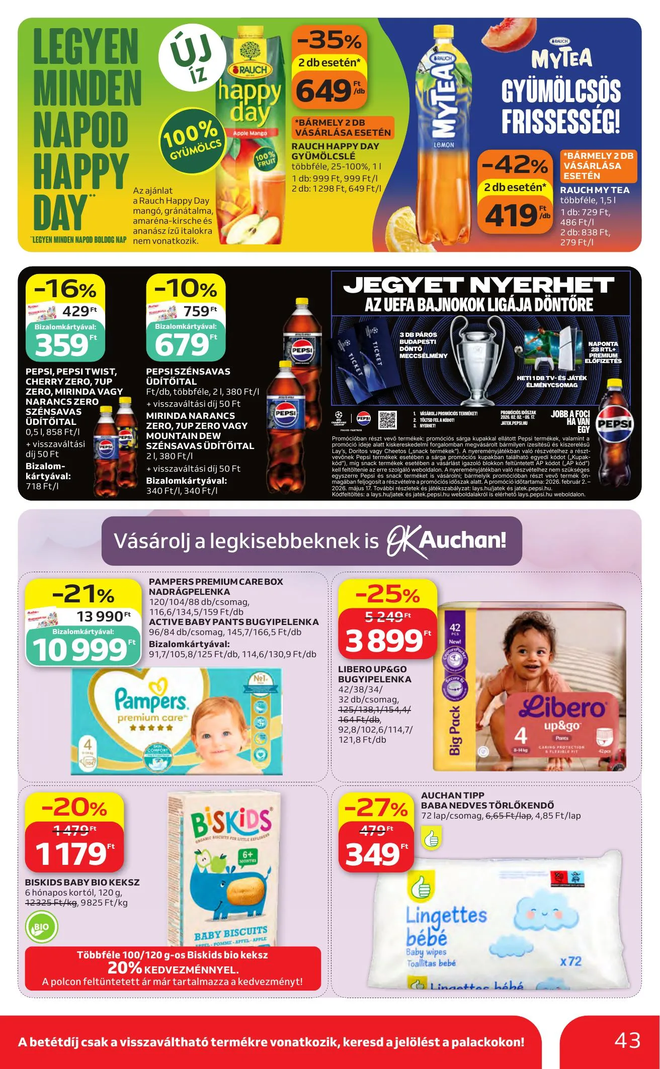 Auchan akciós újság Hipermarket 05.07–05.13 – 43. oldal