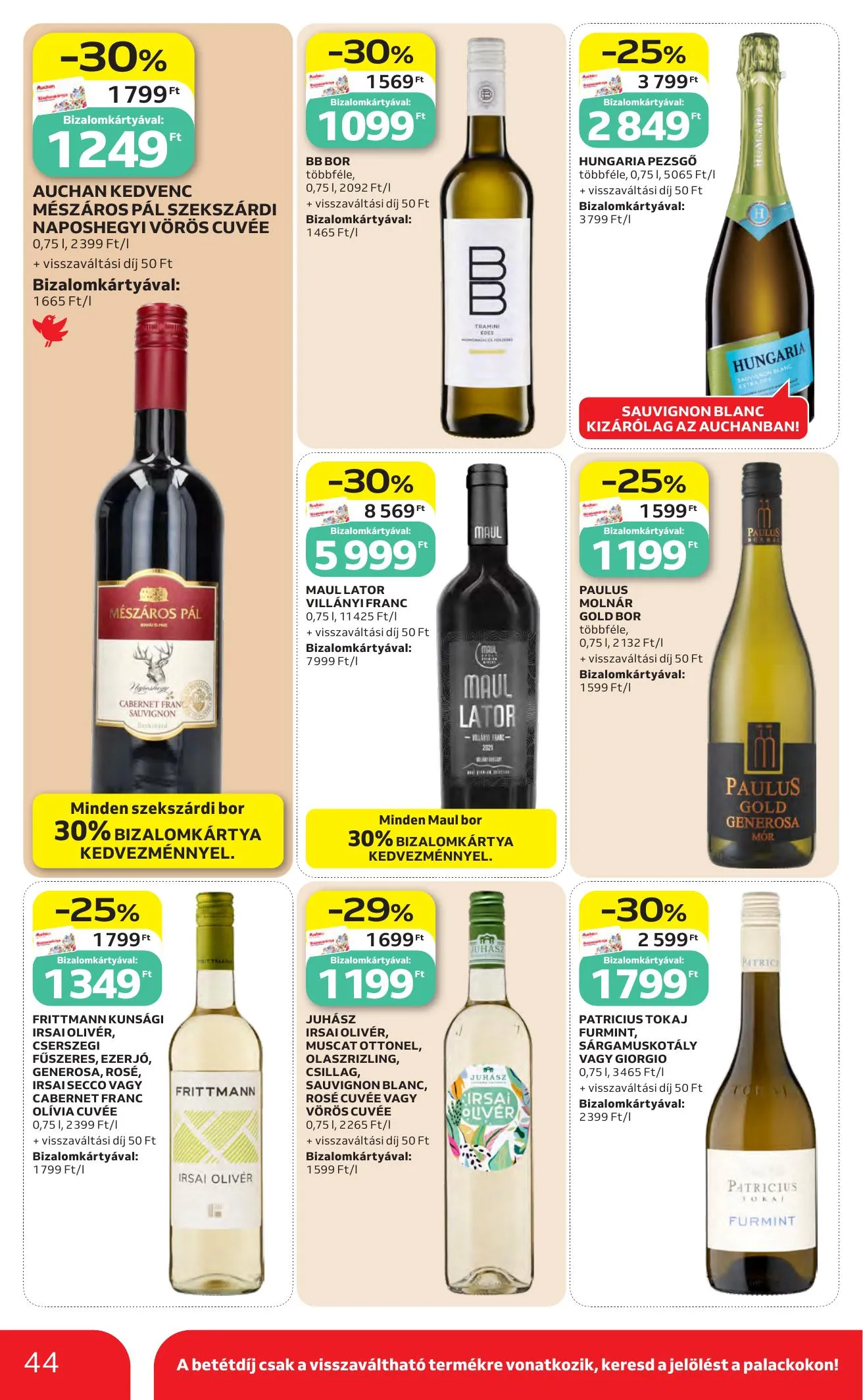 Auchan akciós újság Hipermarket 05.07–05.13 – 44. oldal