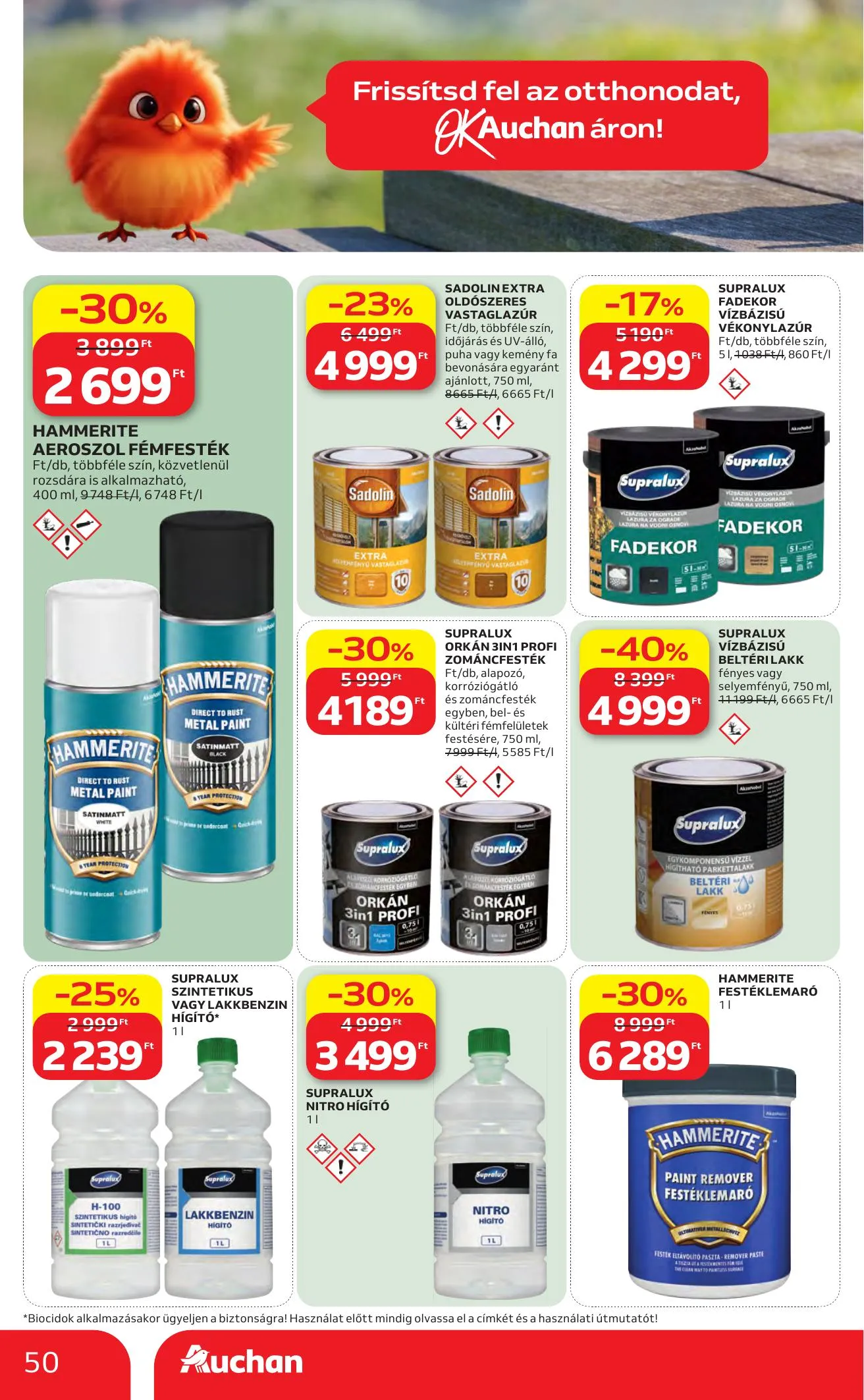 Auchan akciós újság Hipermarket 05.07–05.13 – 50. oldal