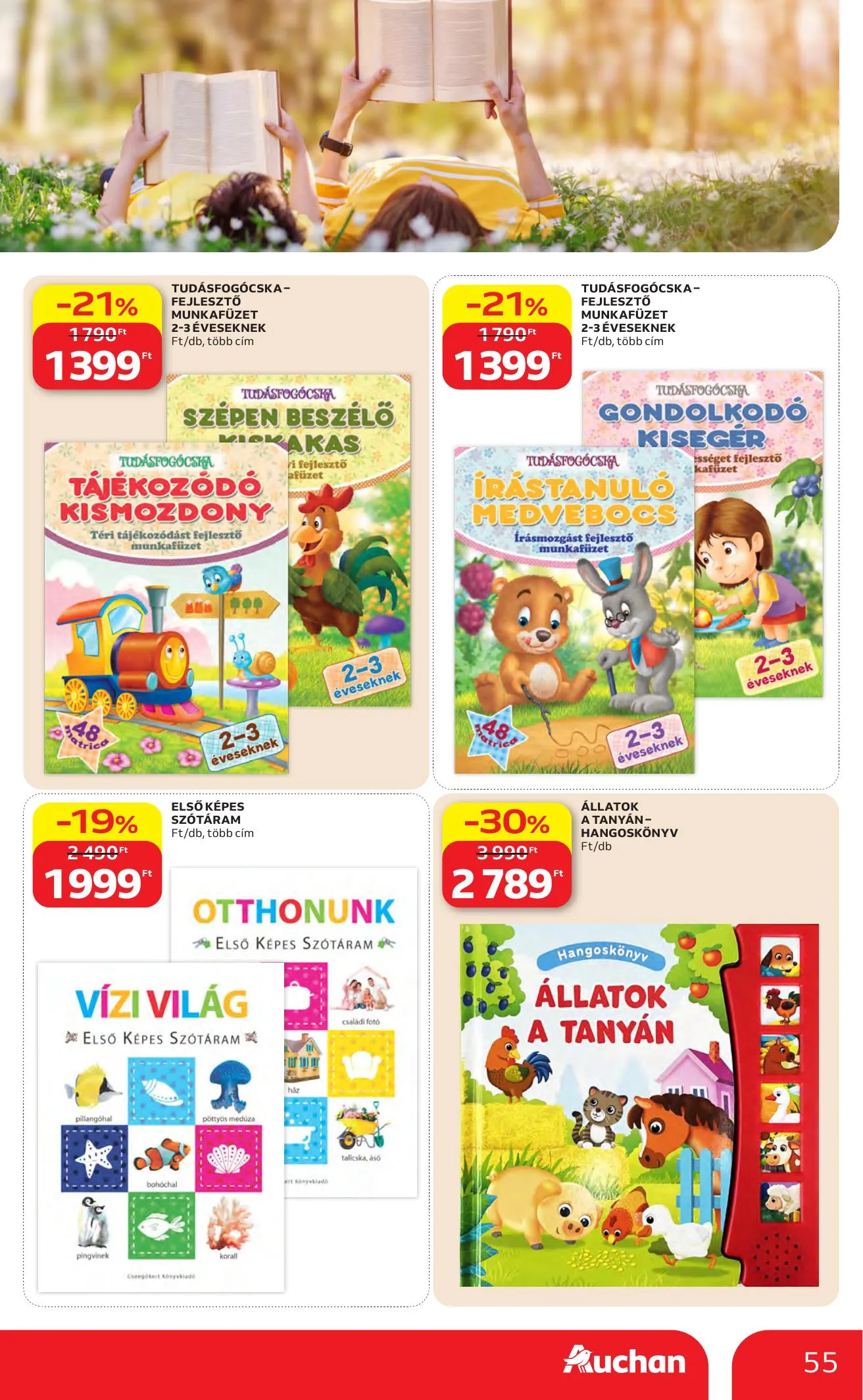 Auchan akciós újság Hipermarket 05.07–05.13 – 55. oldal