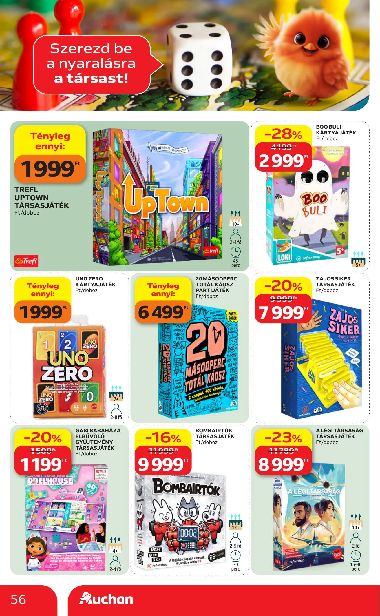 Auchan akciós újság Hipermarket 05.07–05.13 – 56. oldal