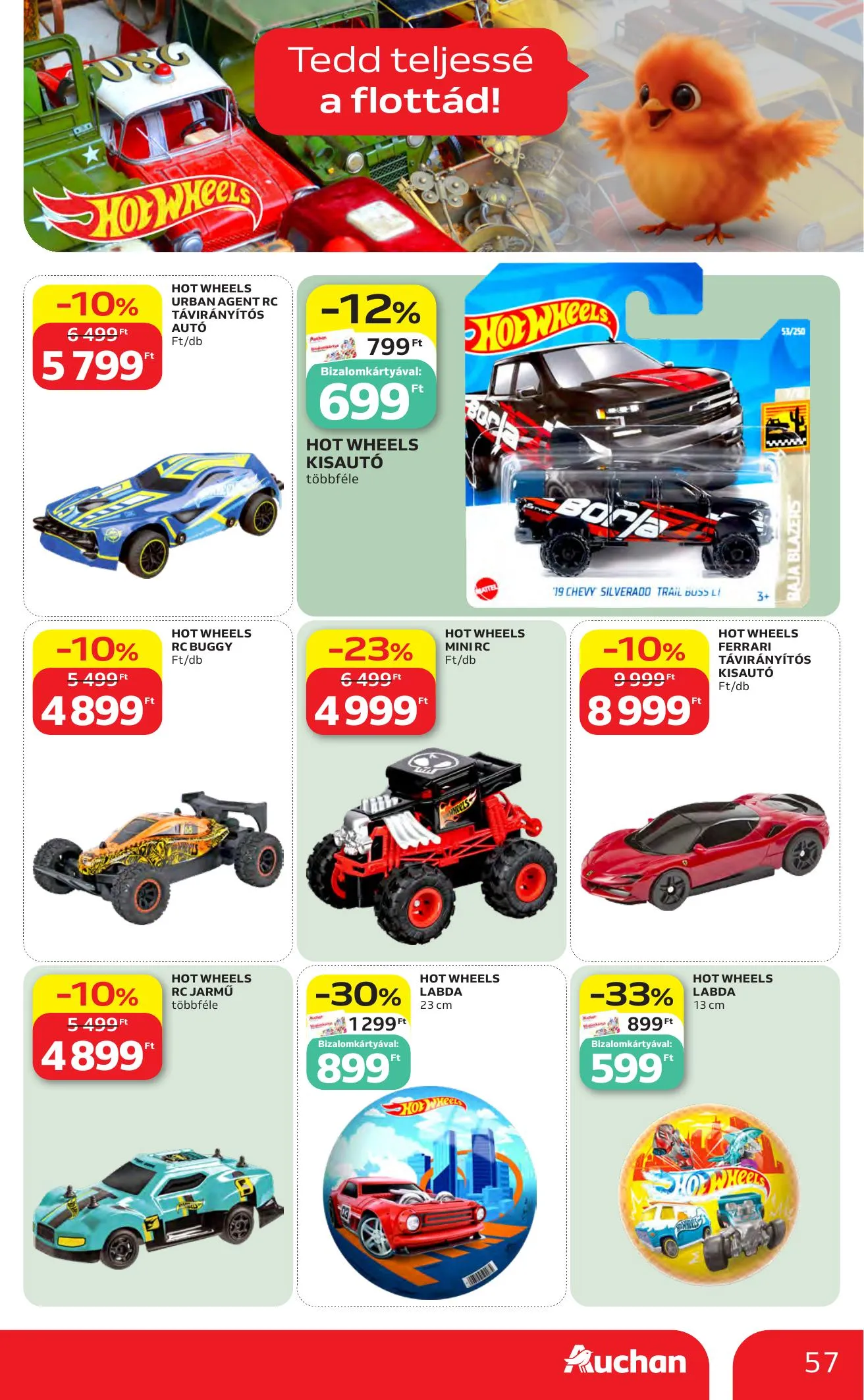 Auchan akciós újság Hipermarket 05.07–05.13 – 57. oldal