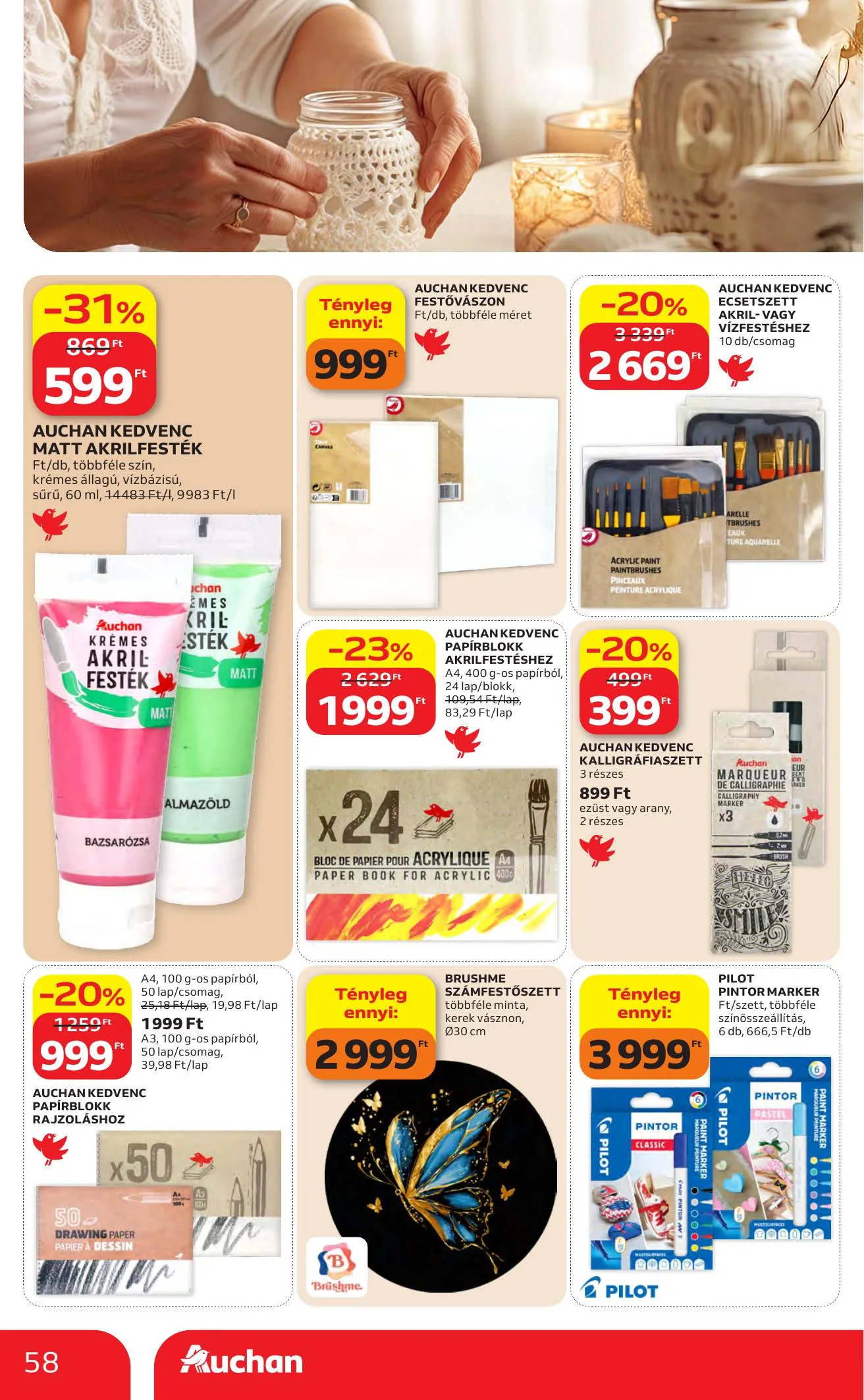 Auchan akciós újság Hipermarket 05.07–05.13 – 58. oldal