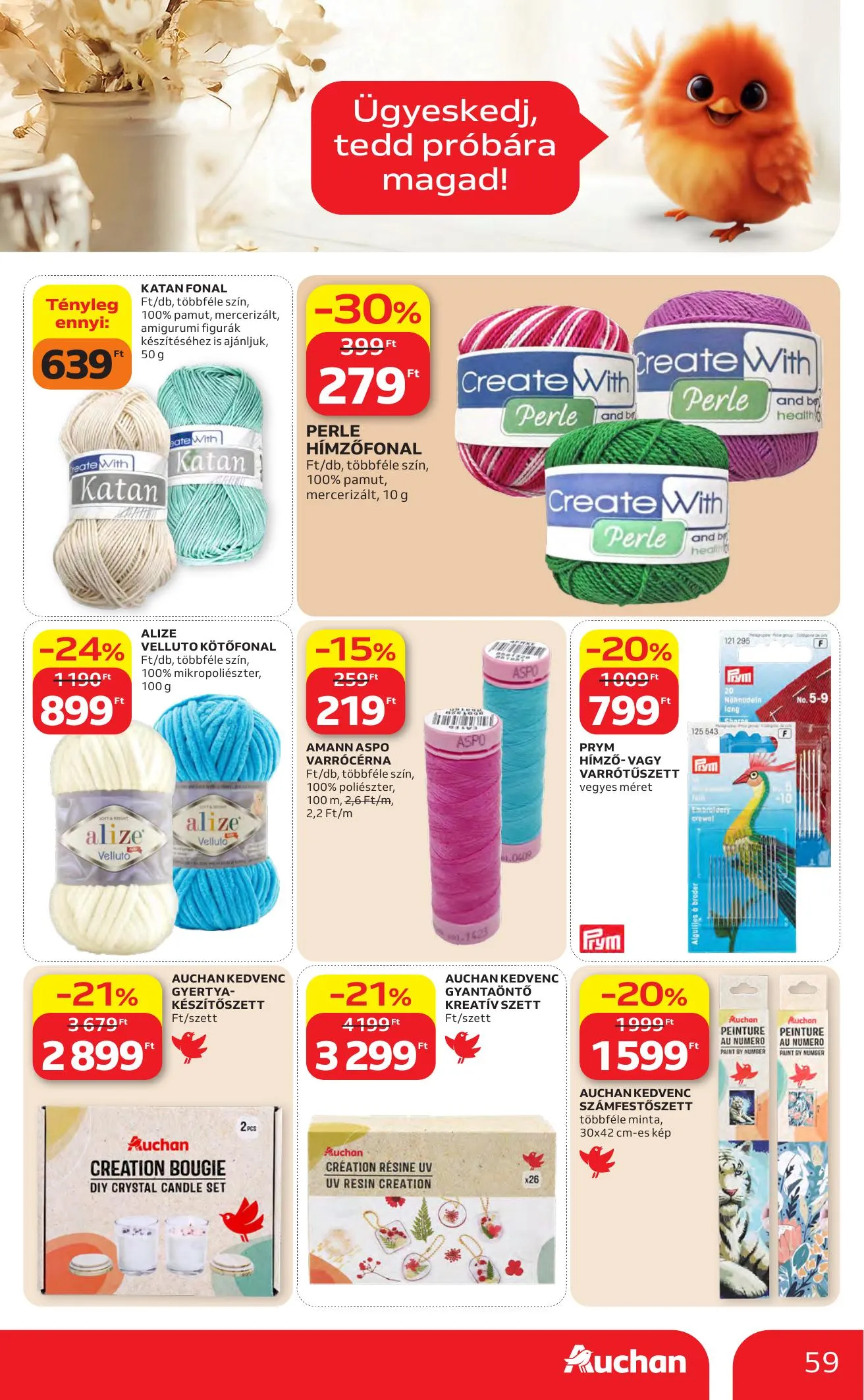 Auchan akciós újság Hipermarket 05.07–05.13 – 59. oldal