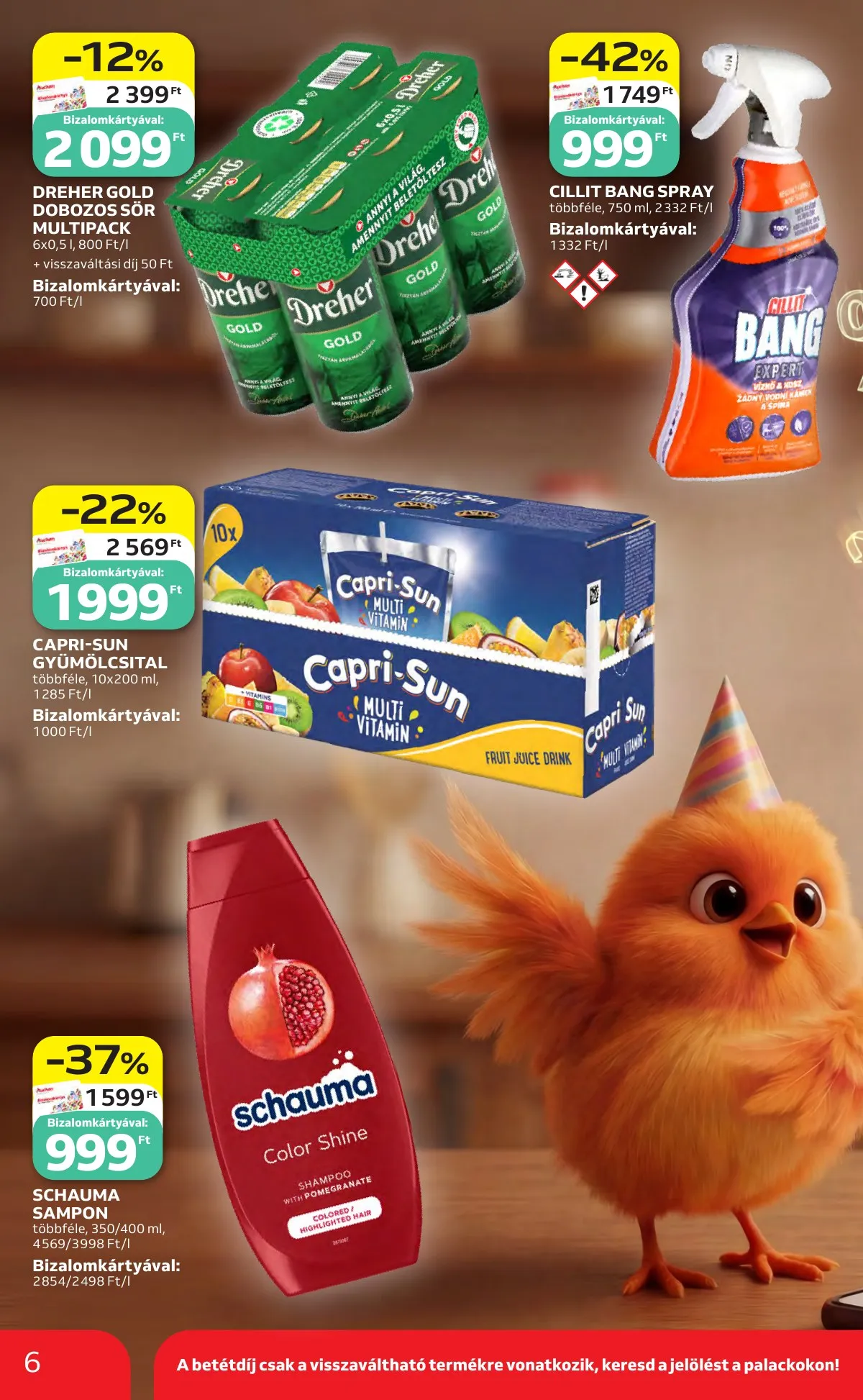 Auchan akciós újság Hipermarket 05.07–05.13 – 6. oldal