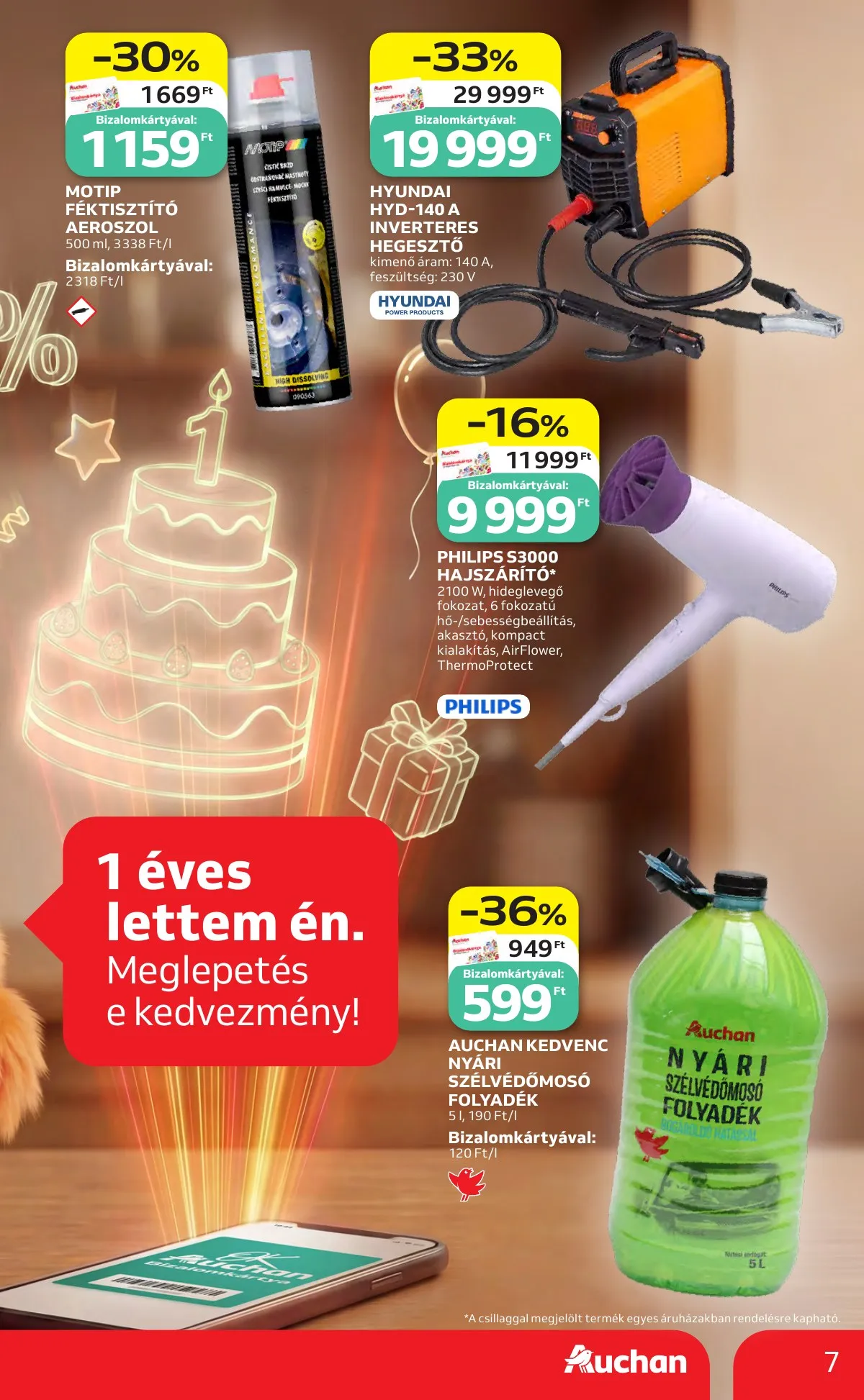 Auchan akciós újság Hipermarket 05.07–05.13 – 7. oldal