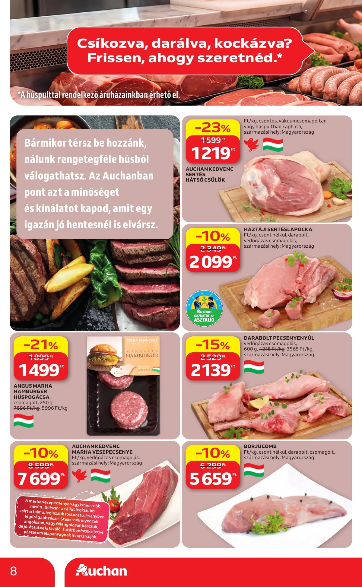 Auchan akciós újság Hipermarket 05.07–05.13 – 8. oldal