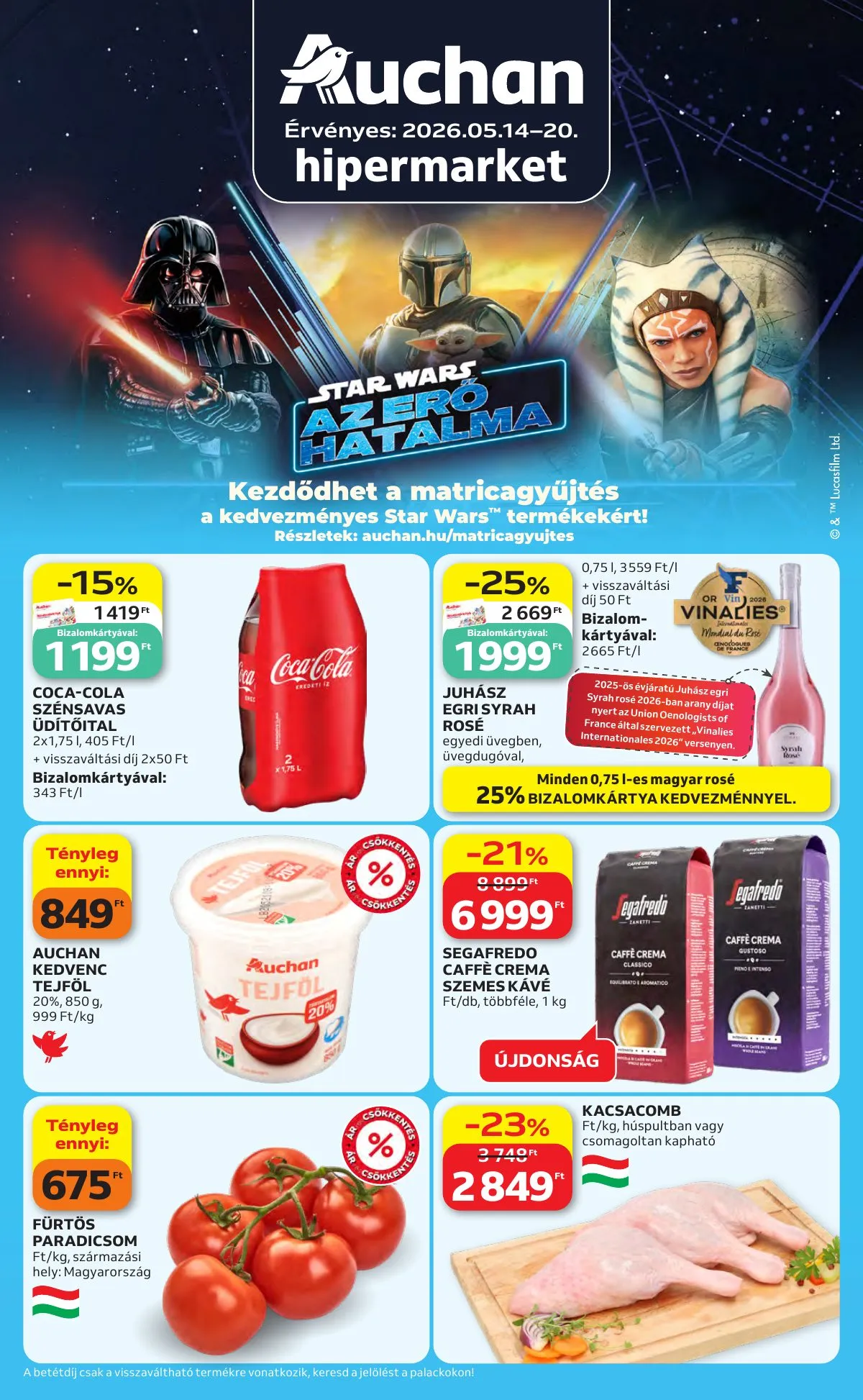 Auchan akciós újság Hipermarket 05.14–05.20