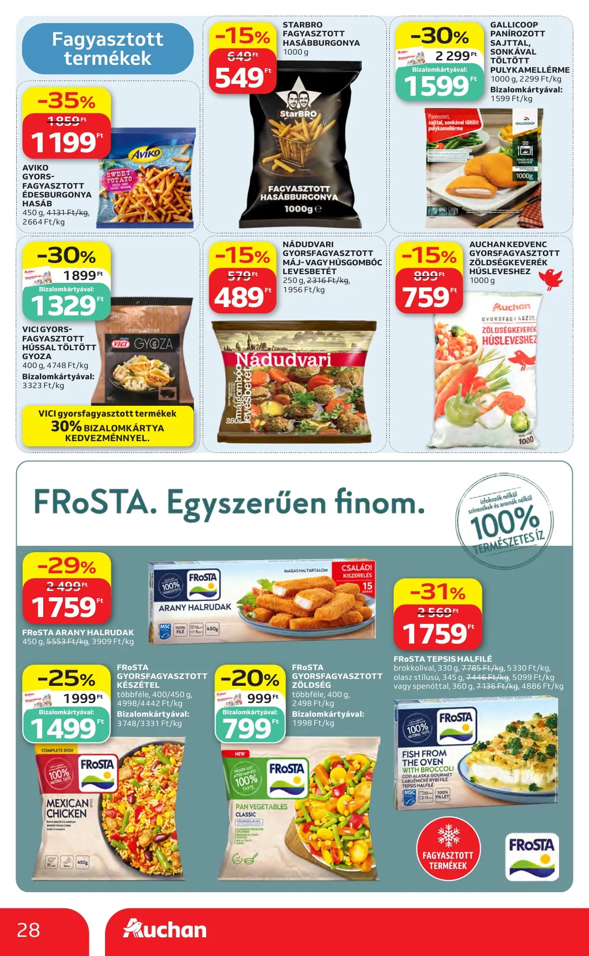 Auchan akciós újság Hipermarket 05.14–05.20 – 28. oldal