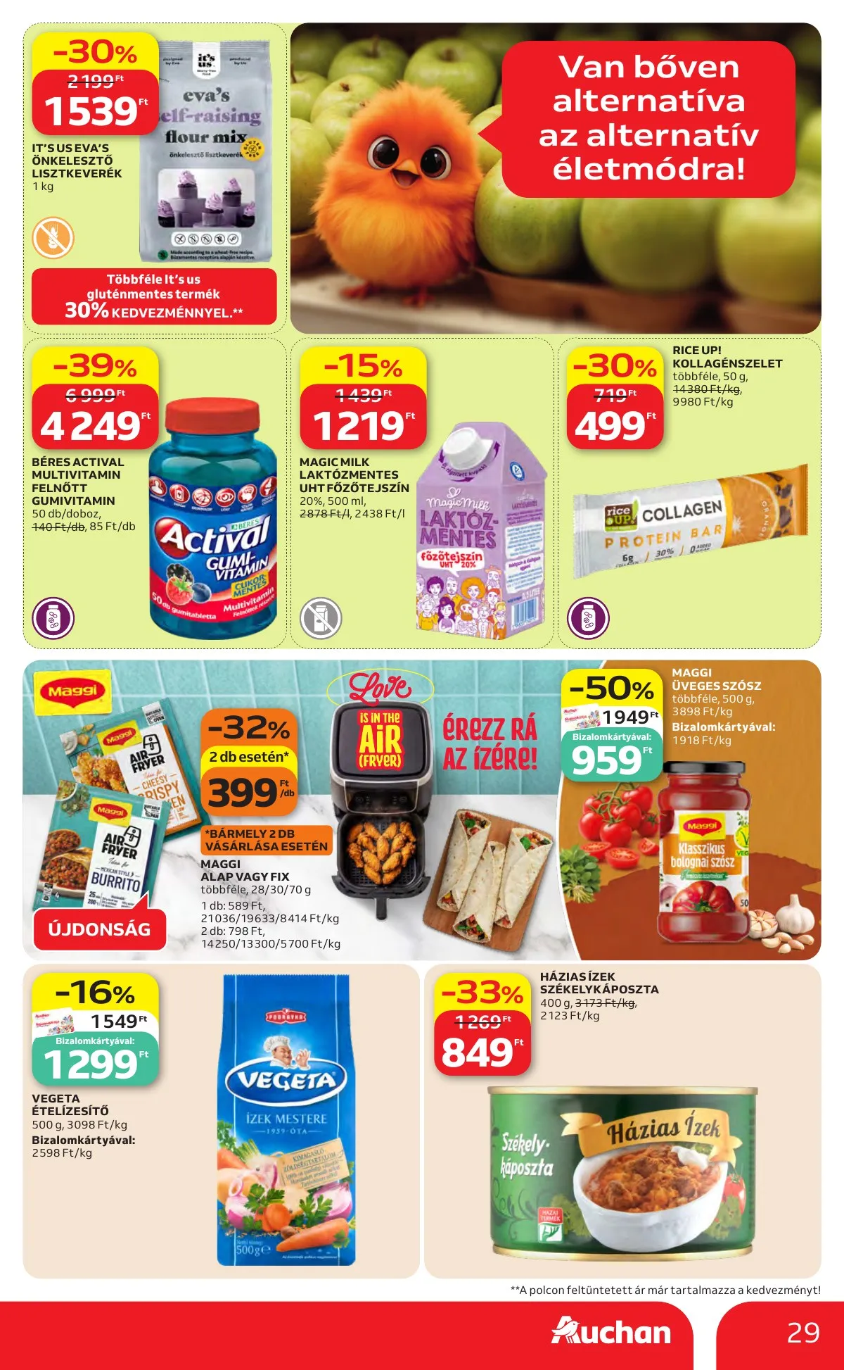 Auchan akciós újság Hipermarket 05.14–05.20 – 29. oldal