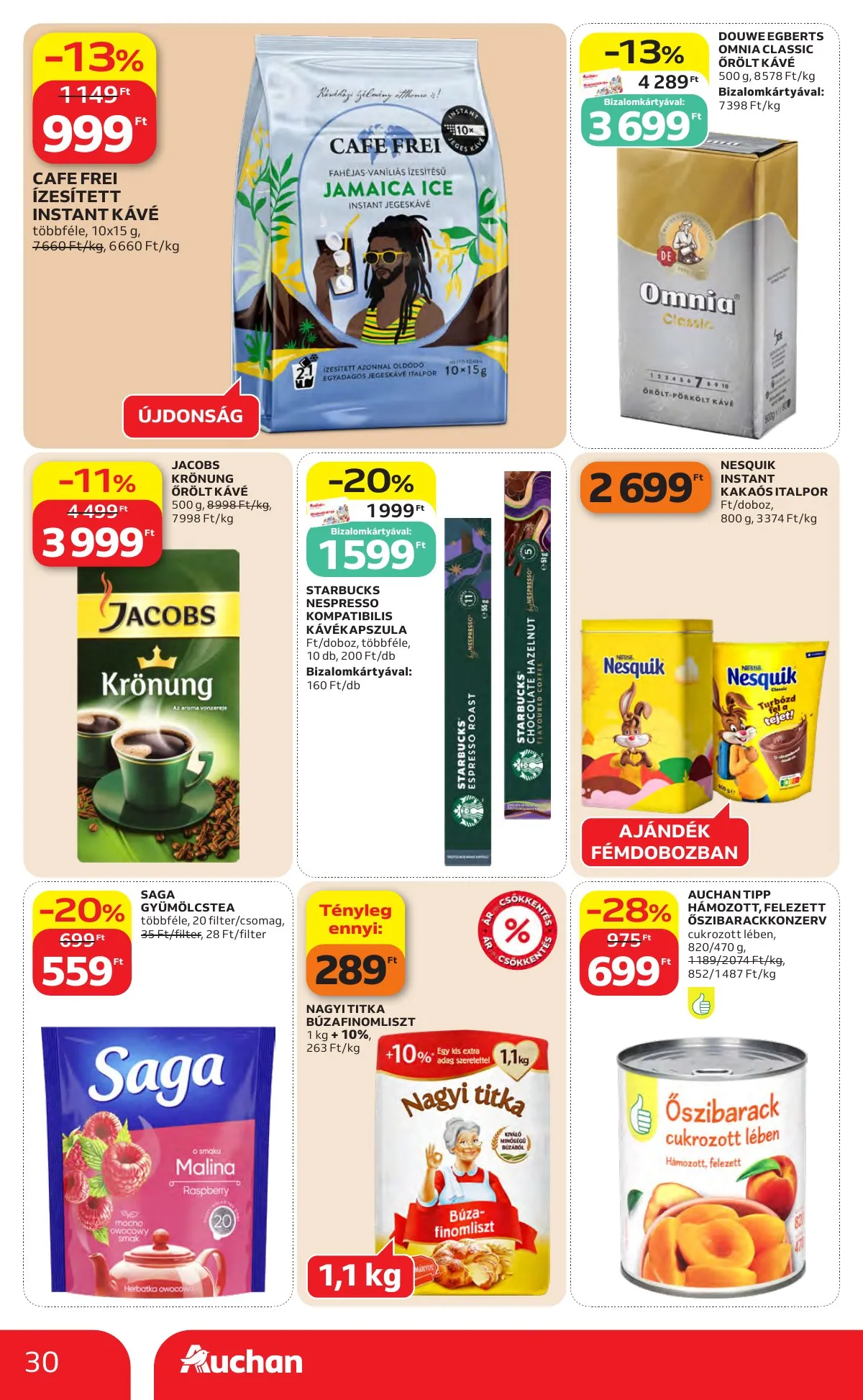 Auchan akciós újság Hipermarket 05.14–05.20 – 30. oldal