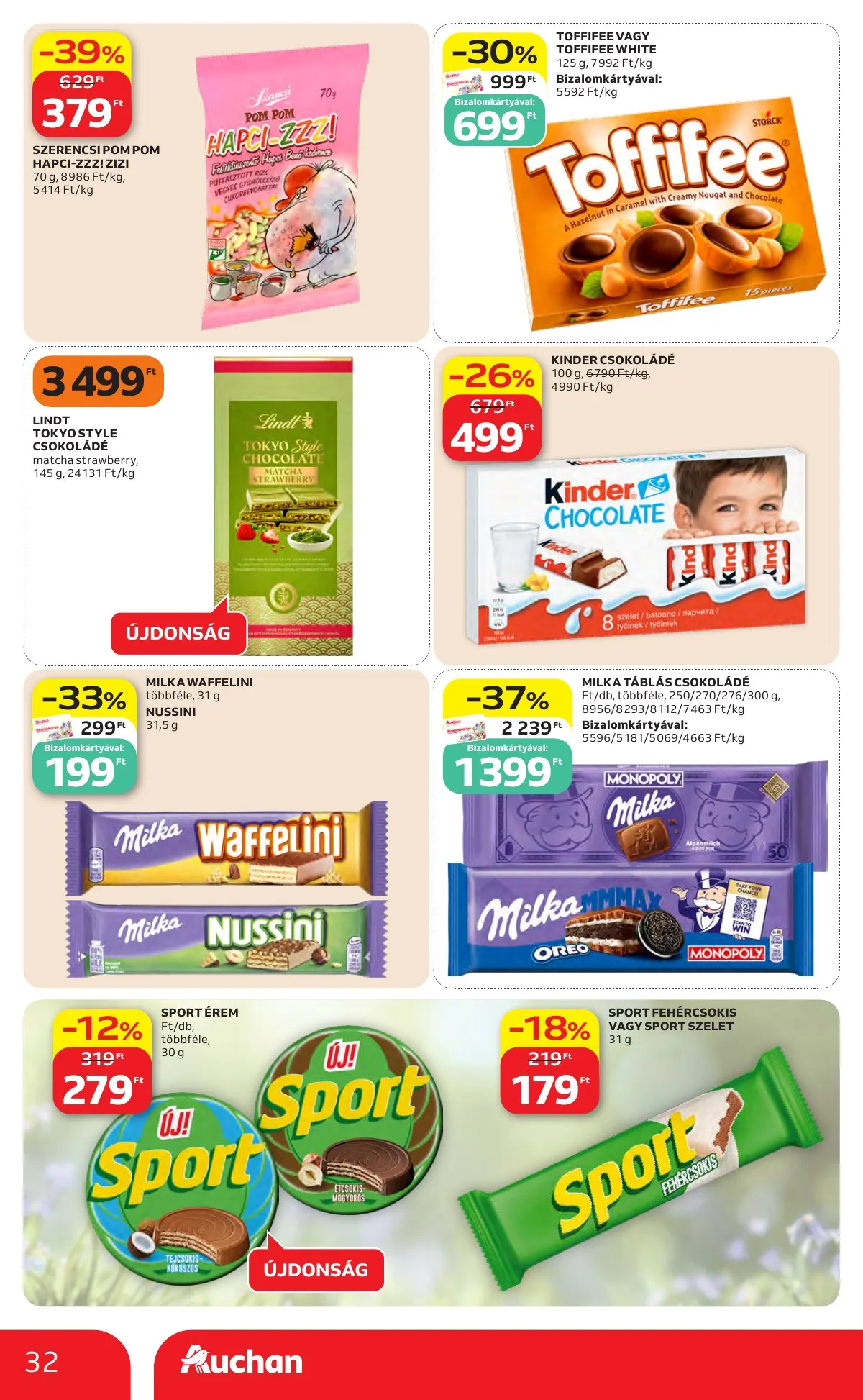 Auchan akciós újság Hipermarket 05.14–05.20 – 32. oldal