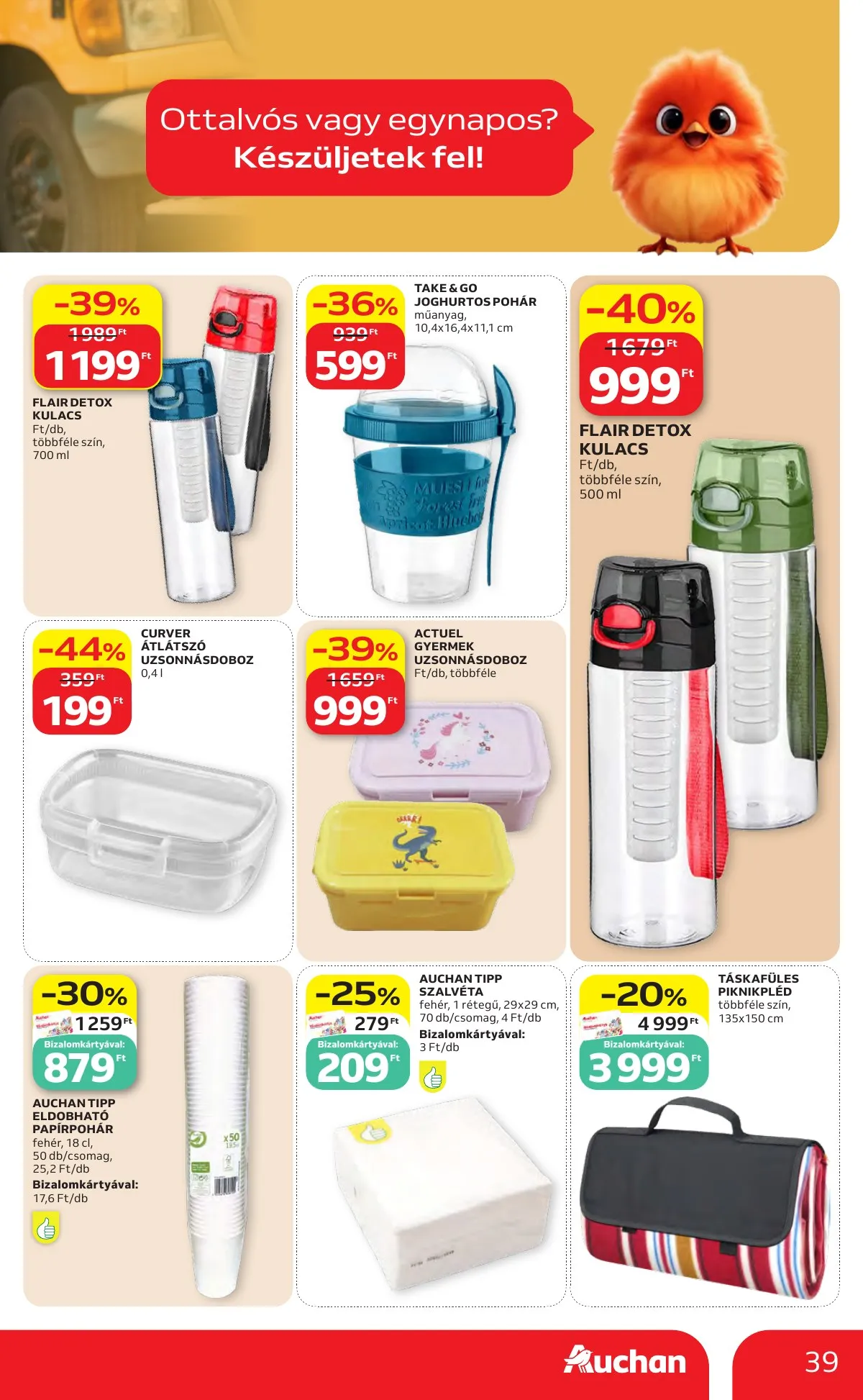 Auchan akciós újság Hipermarket 05.14–05.20 – 39. oldal