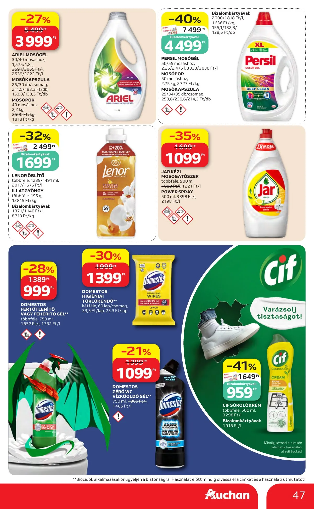 Auchan akciós újság Hipermarket 05.14–05.20 – 47. oldal
