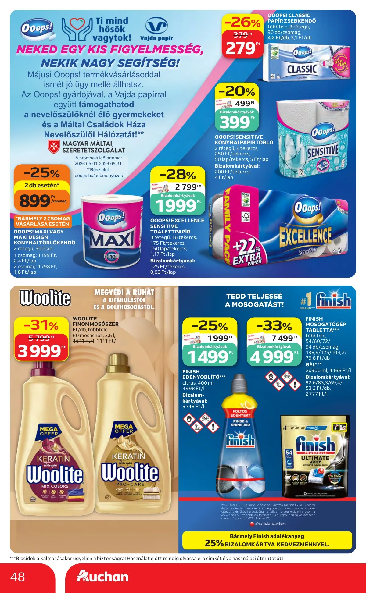 Auchan akciós újság Hipermarket 05.14–05.20 – 48. oldal