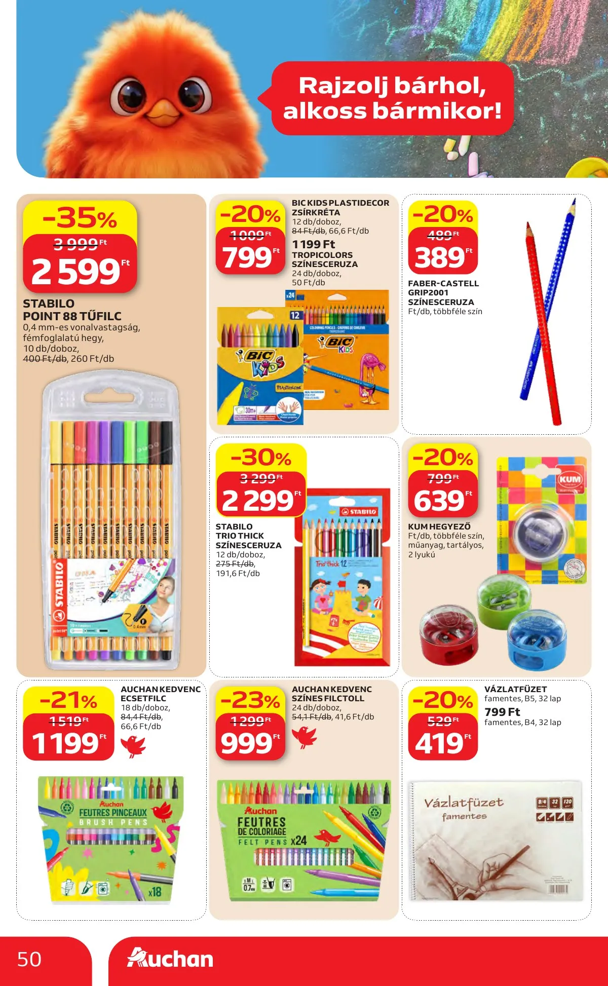 Auchan akciós újság Hipermarket 05.14–05.20 – 50. oldal