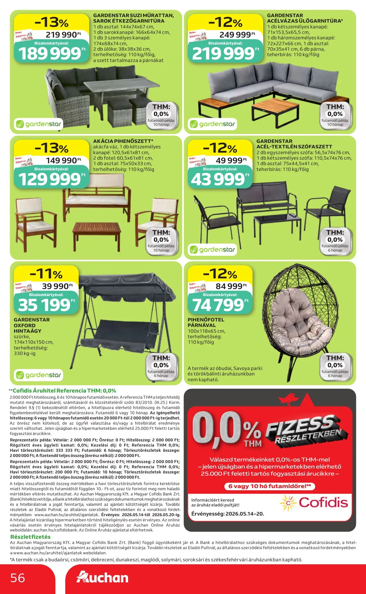 Auchan akciós újság Hipermarket 05.14–05.20 – 56. oldal