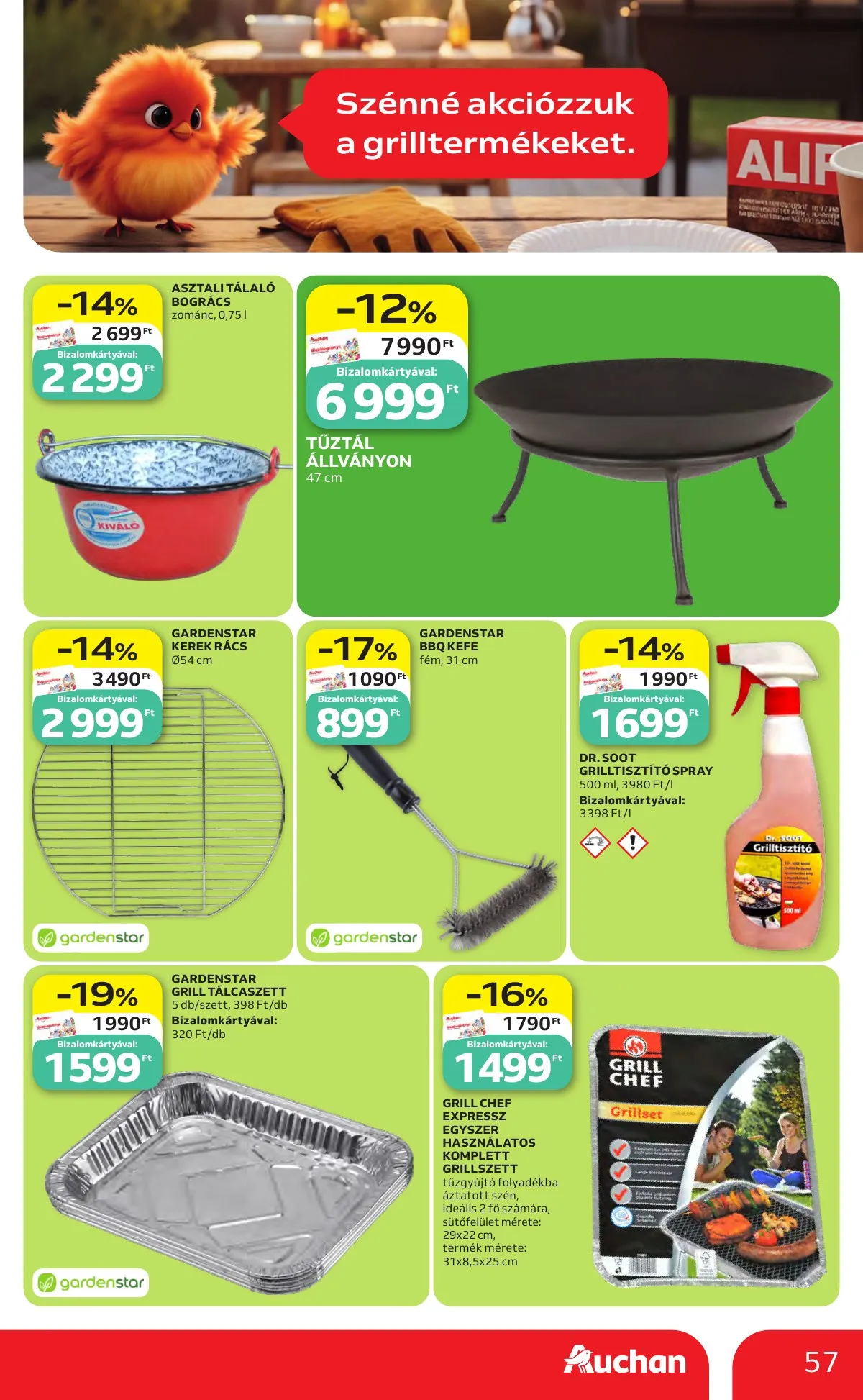 Auchan akciós újság Hipermarket 05.14–05.20 – 57. oldal
