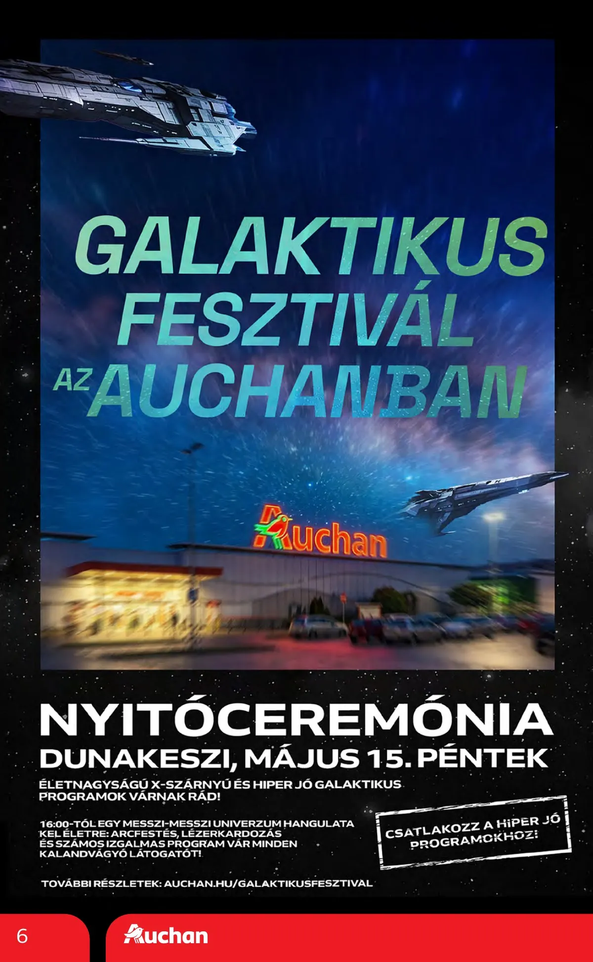 Auchan akciós újság Hipermarket 05.14–05.20 – 6. oldal