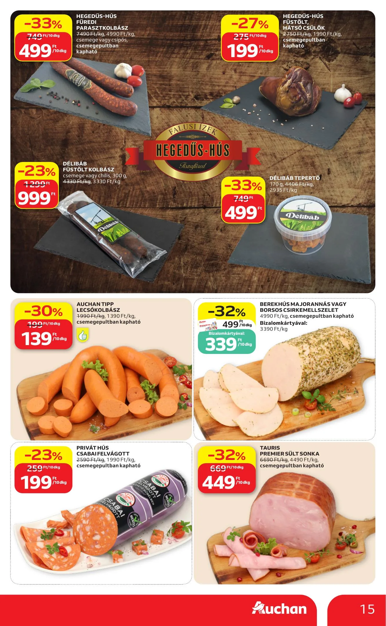 Auchan akciós újság Hipermarket 05.21–05.27 – 15. oldal