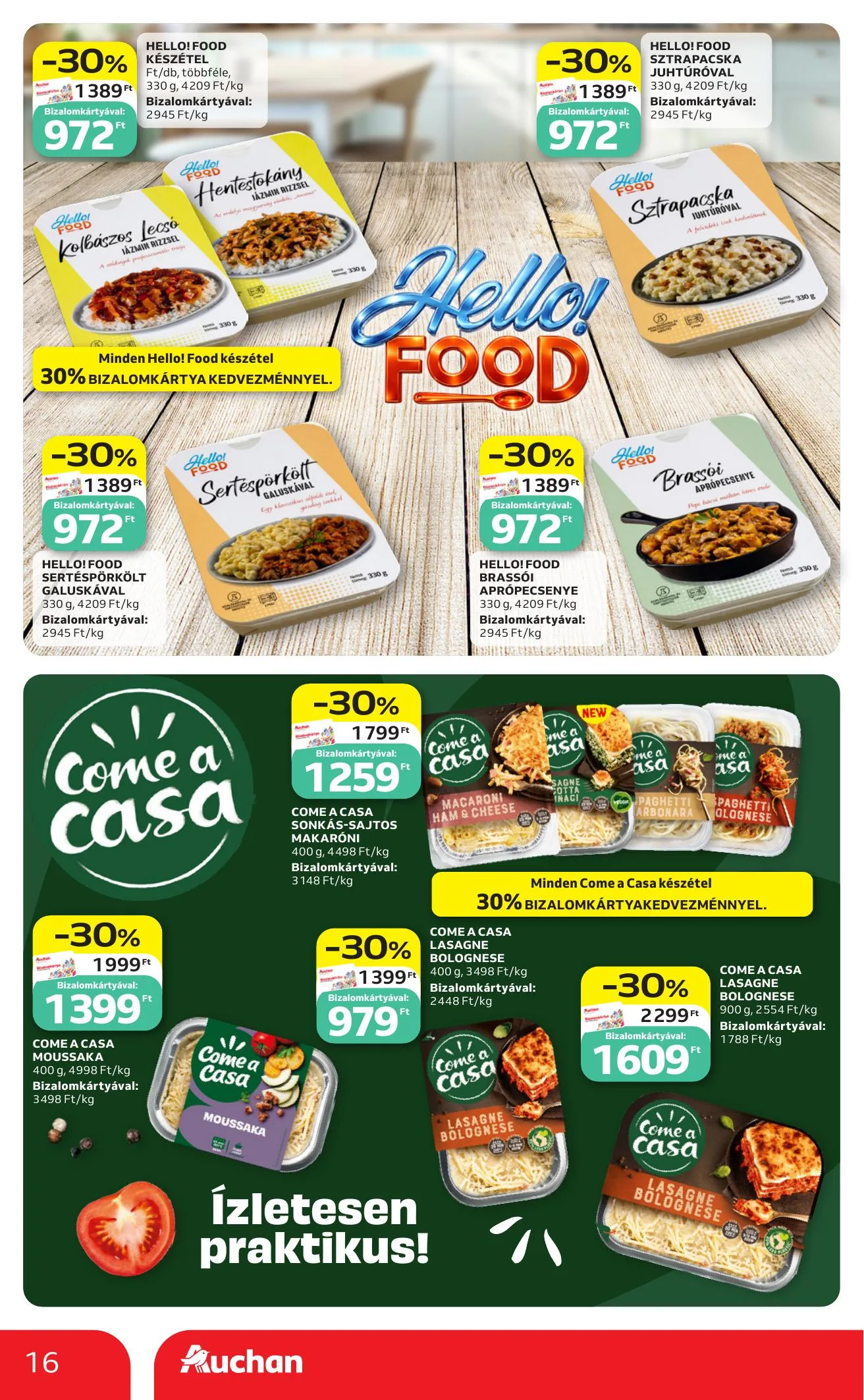 Auchan akciós újság Hipermarket 05.21–05.27 – 16. oldal