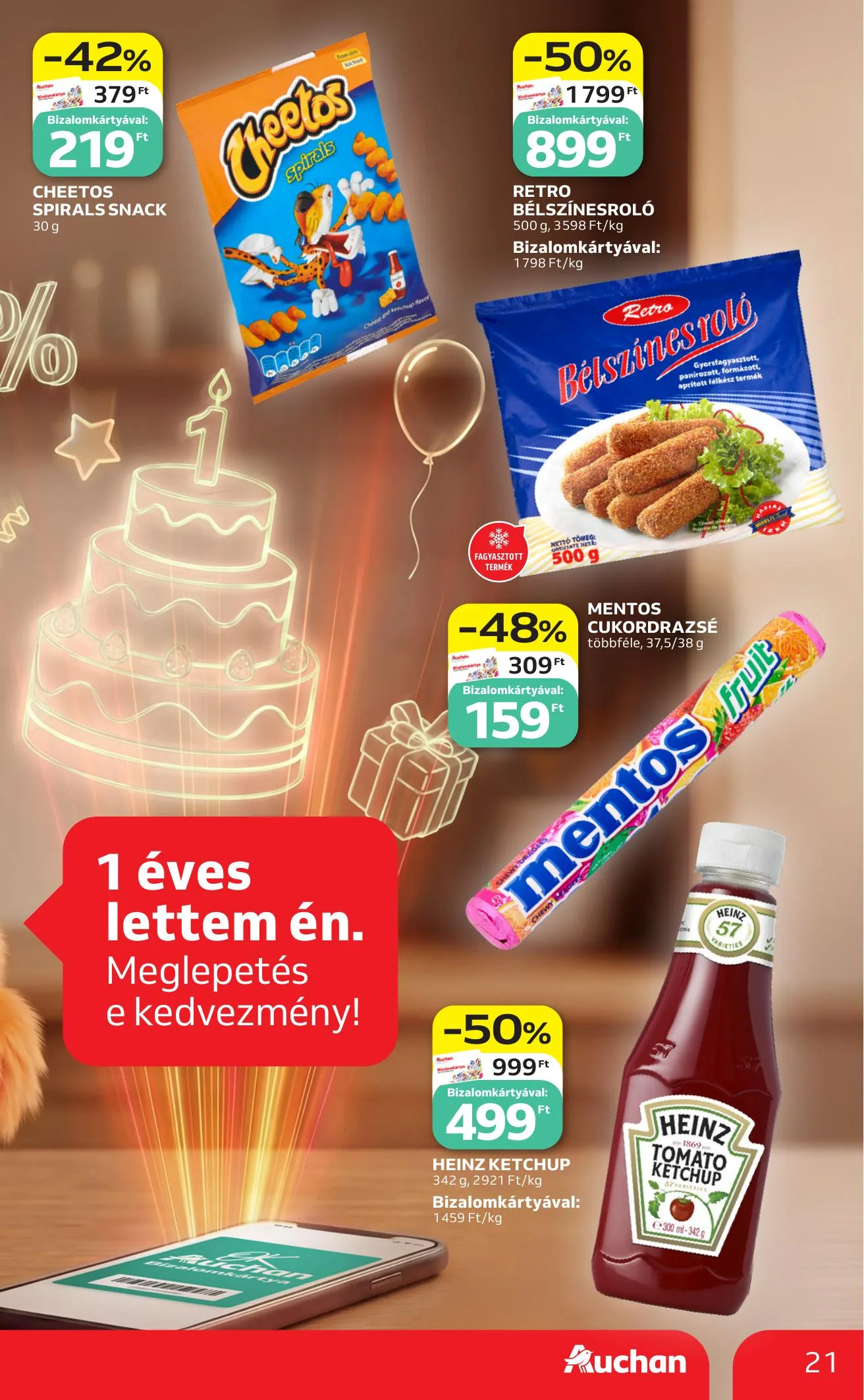 Auchan akciós újság Hipermarket 05.21–05.27 – 21. oldal