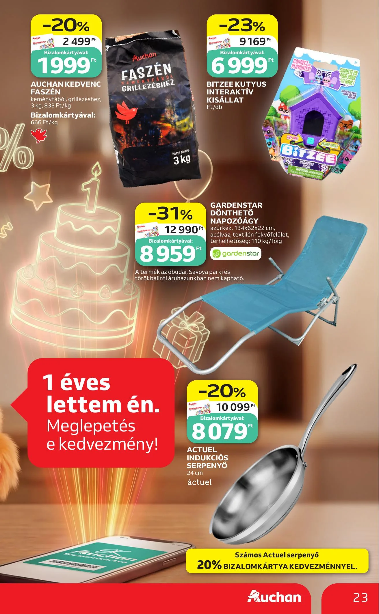 Auchan akciós újság Hipermarket 05.21–05.27 – 23. oldal