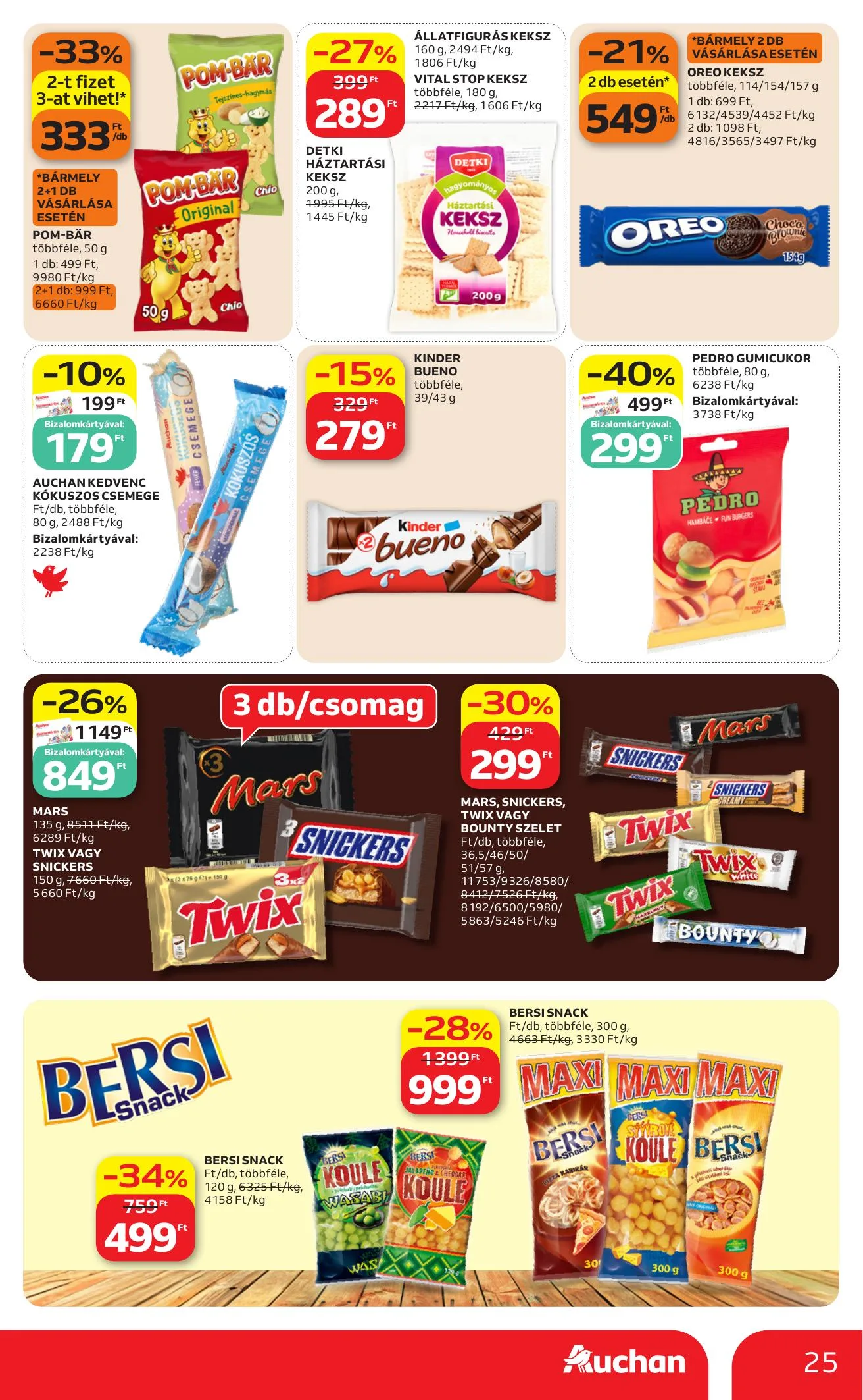 Auchan akciós újság Hipermarket 05.21–05.27 – 25. oldal