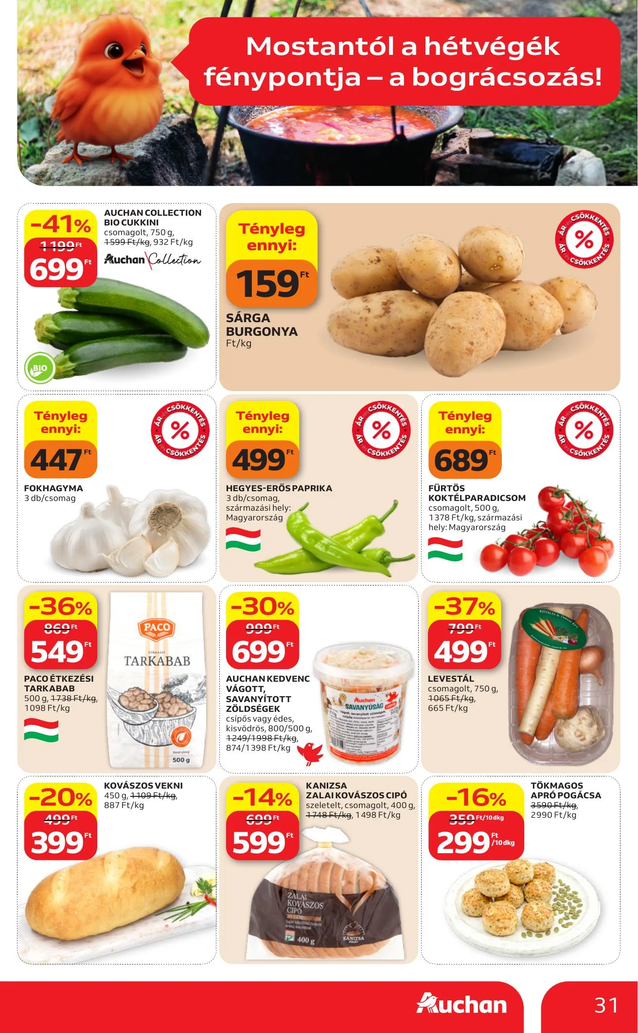Auchan akciós újság Hipermarket 05.21–05.27 – 31. oldal