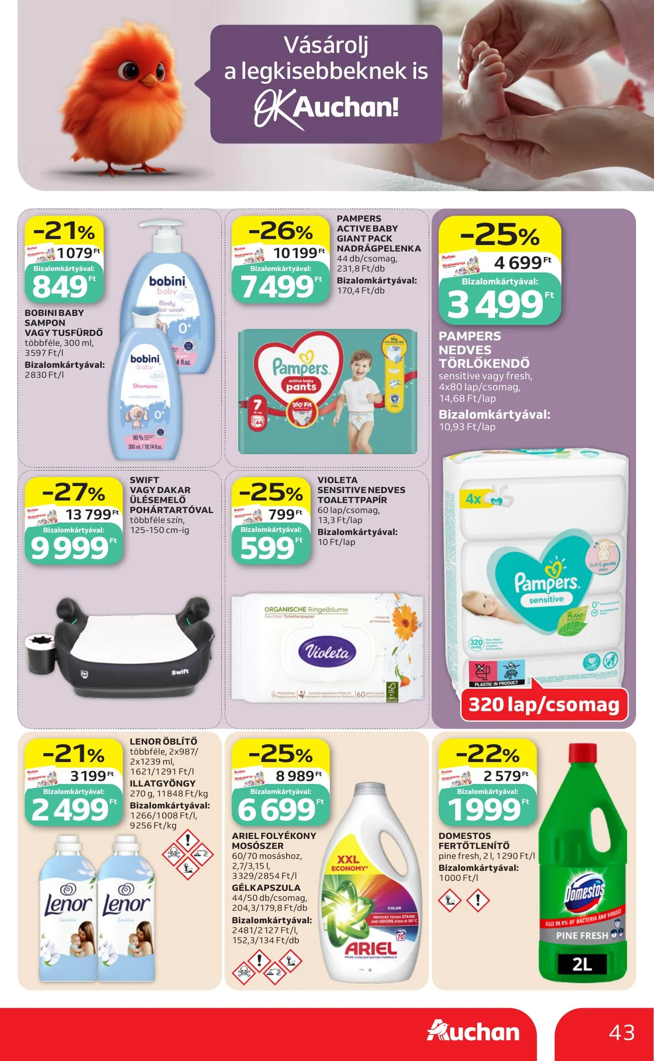Auchan akciós újság Hipermarket 05.21–05.27 – 43. oldal