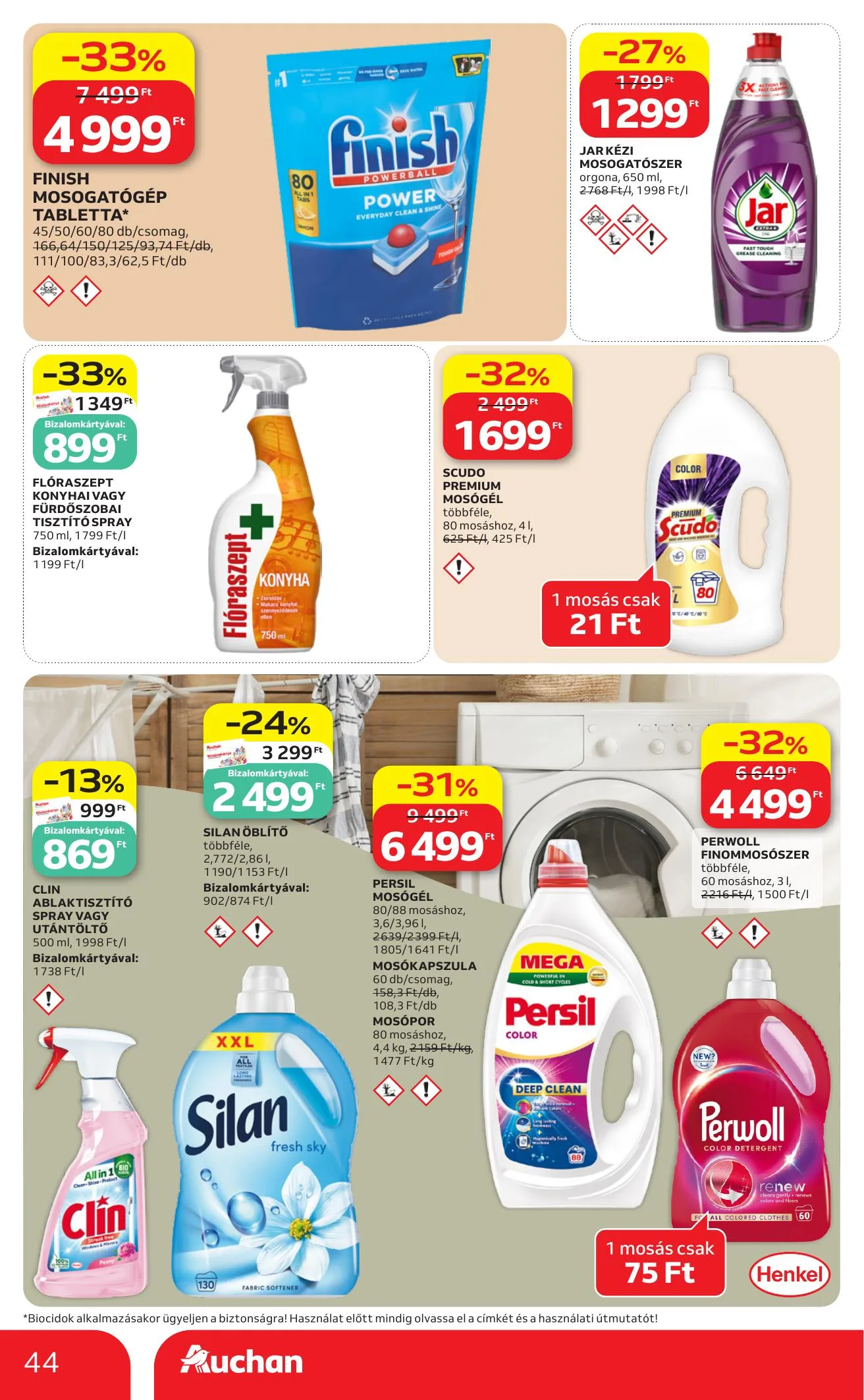 Auchan akciós újság Hipermarket 05.21–05.27 – 44. oldal