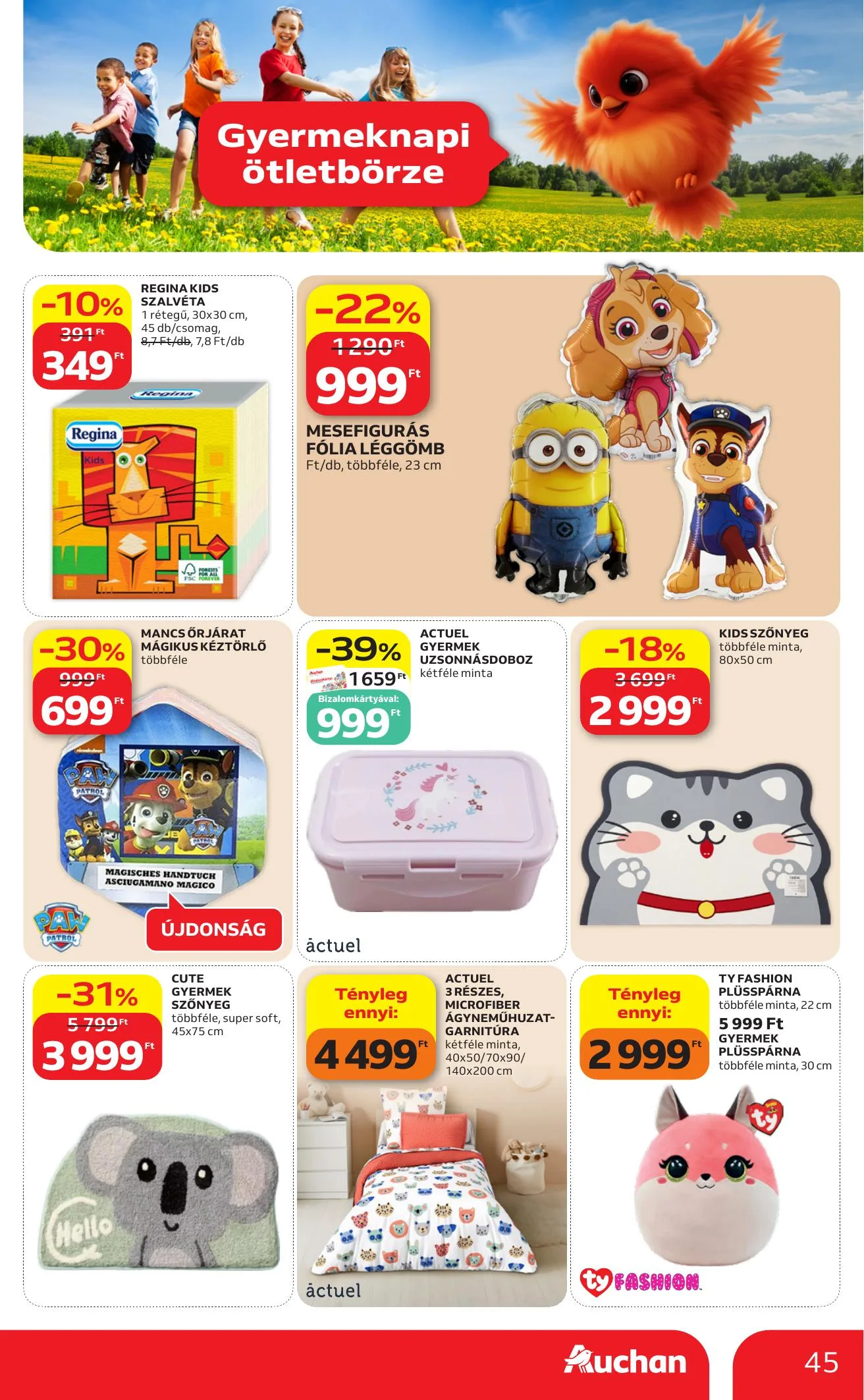 Auchan akciós újság Hipermarket 05.21–05.27 – 45. oldal