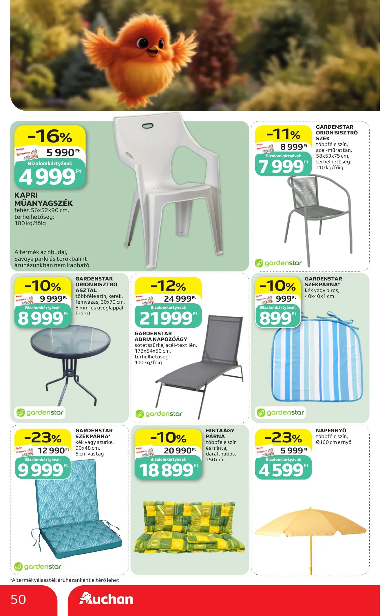 Auchan akciós újság Hipermarket 05.21–05.27 – 50. oldal