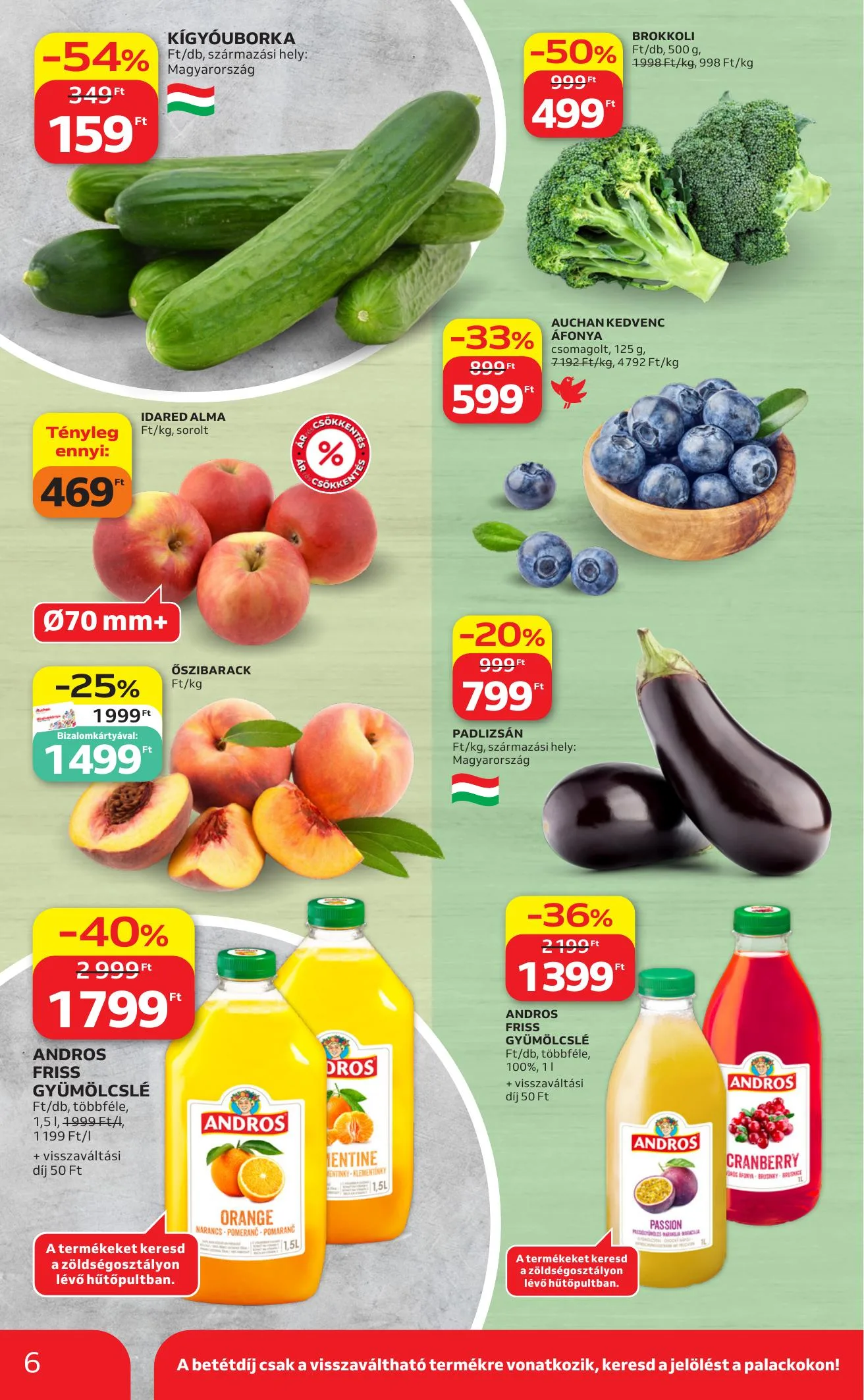 Auchan akciós újság Hipermarket 05.21–05.27 – 6. oldal