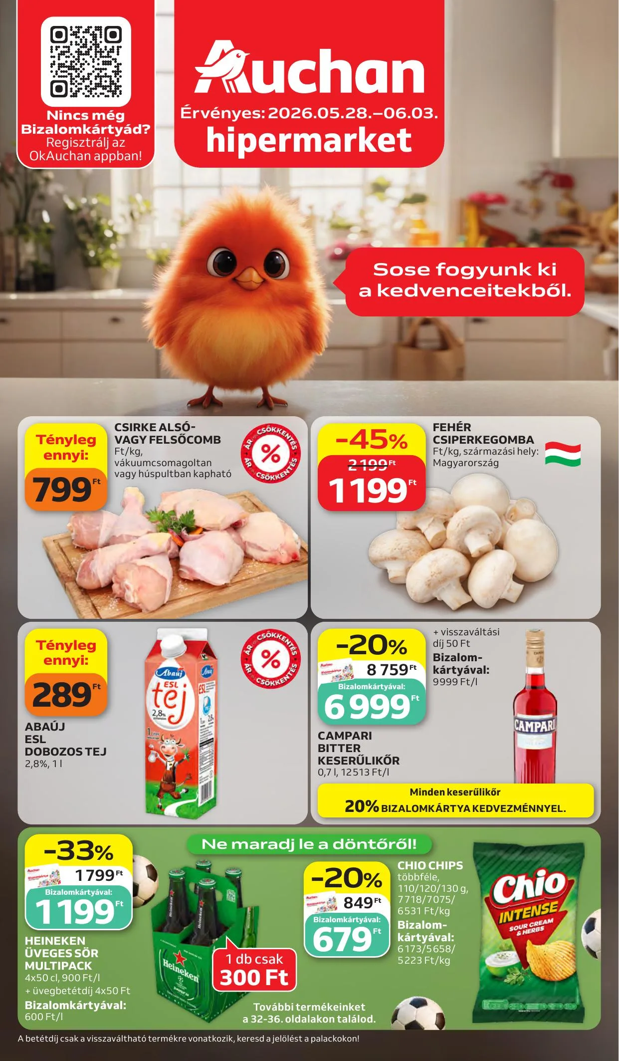 Auchan akciós újság Hipermarket 05.28–06.03