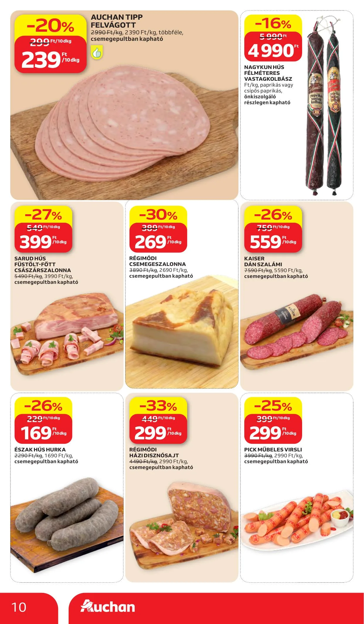 Auchan akciós újság Hipermarket 05.28–06.03 – 10. oldal